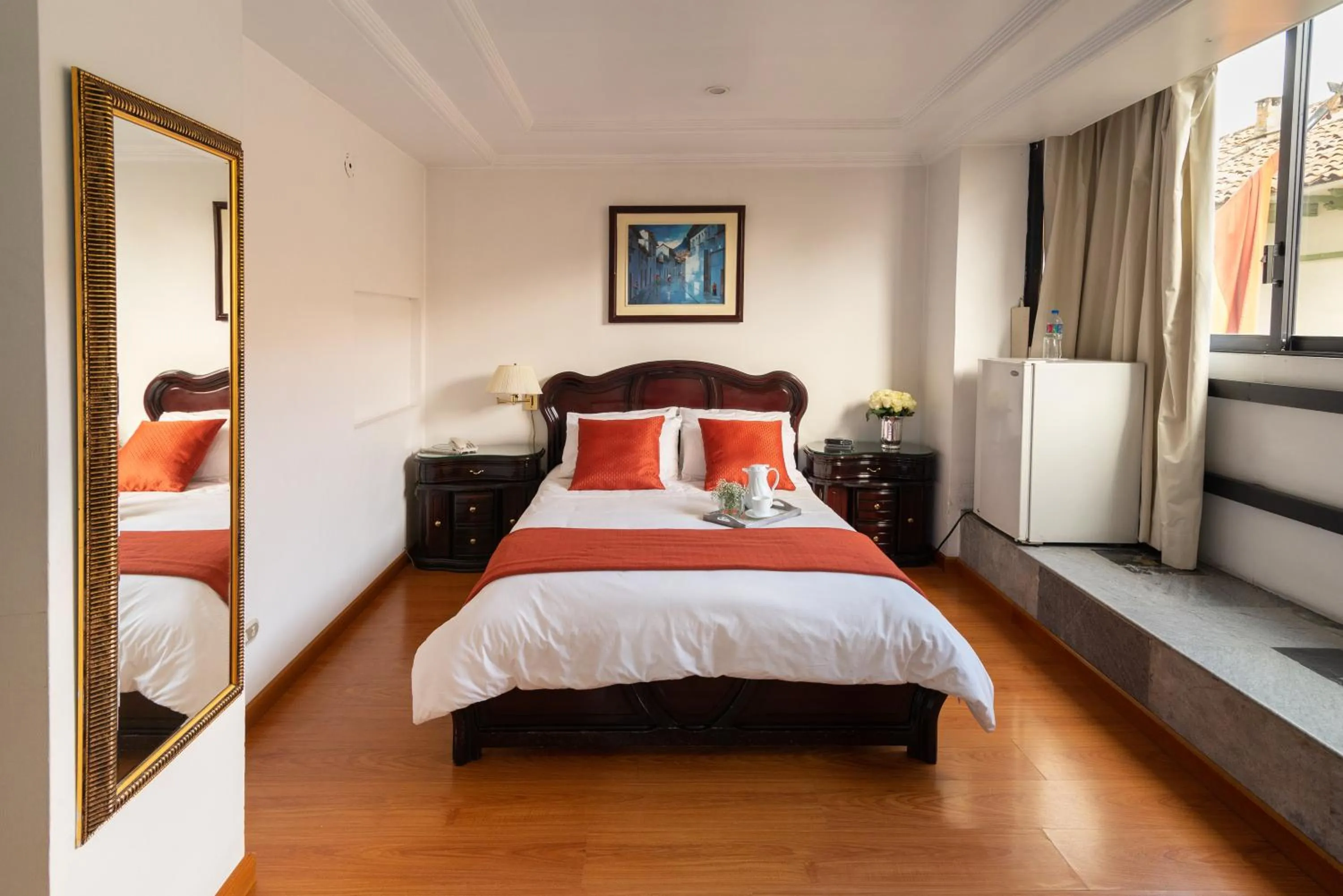 Bed in Hotel Cordero