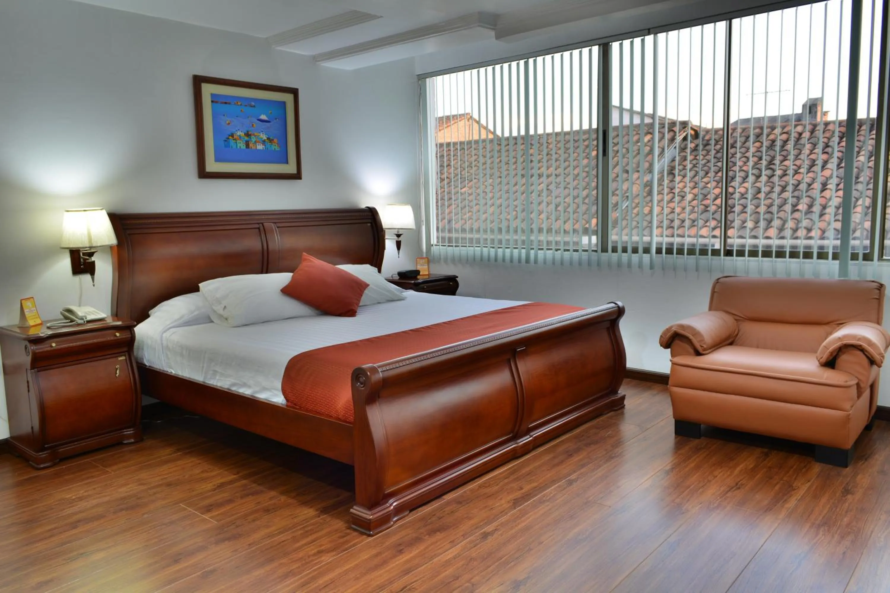 Bed in Hotel Cordero