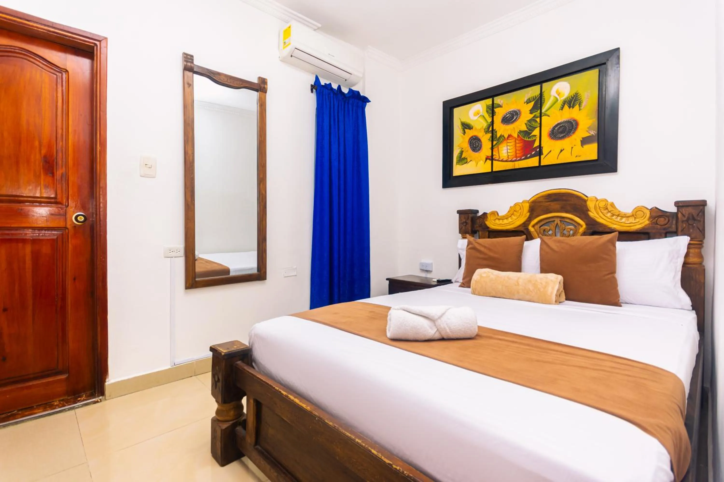 Bedroom, Bed in Hotel Med Cartagena