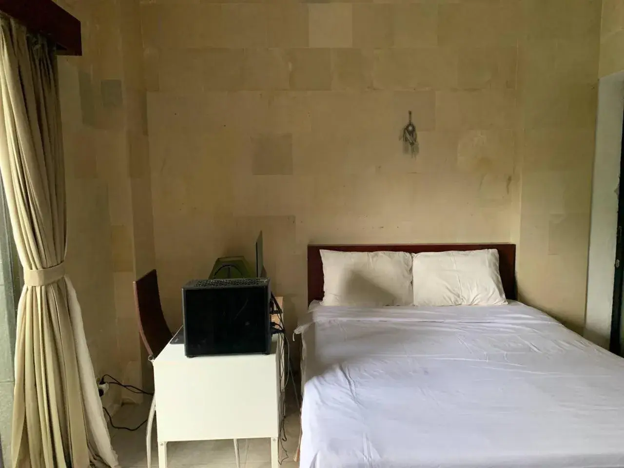 Bed in Cozy Palm Villa Bed in Cozy Palm Villa