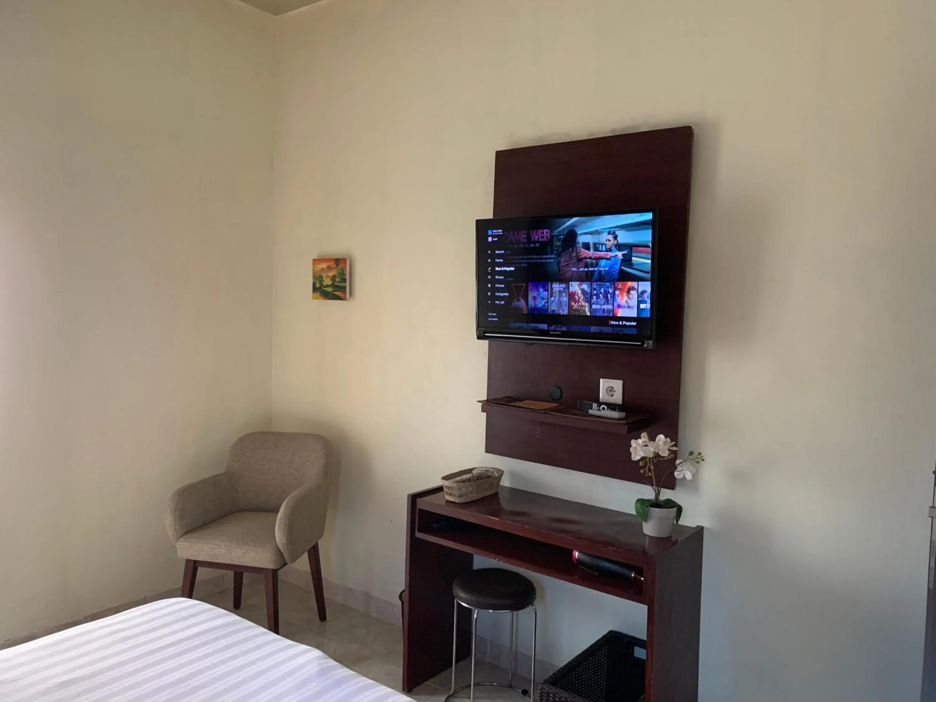 TV and multimedia, Bed in Cozy Palm Villa TV and multimedia, Bed in Cozy Palm Villa