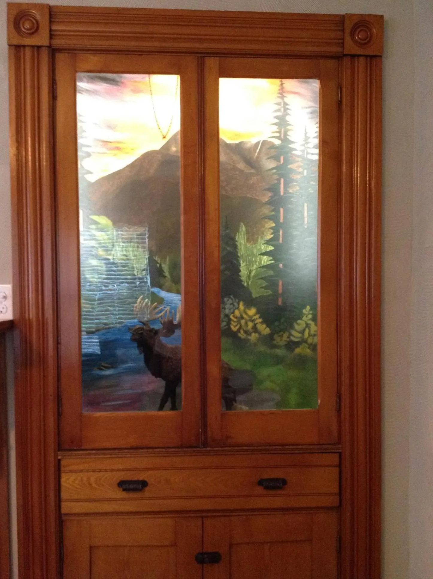 Decorative detail in Strictly Moose Luxury Vacation Suites
