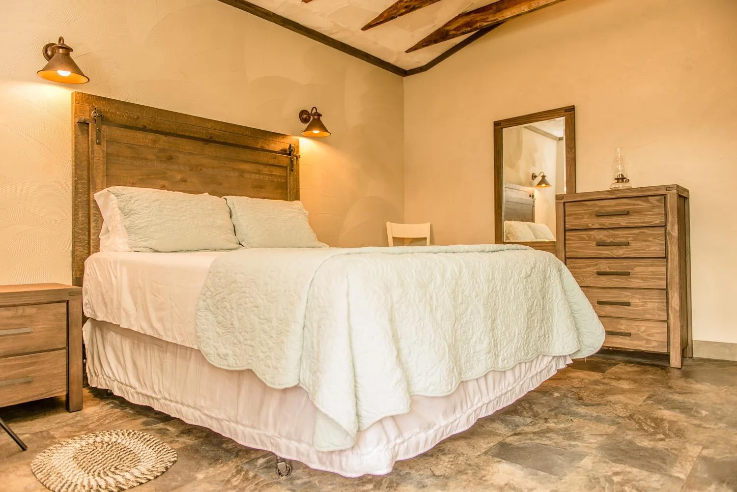Bed in Strictly Moose Luxury Vacation Suites