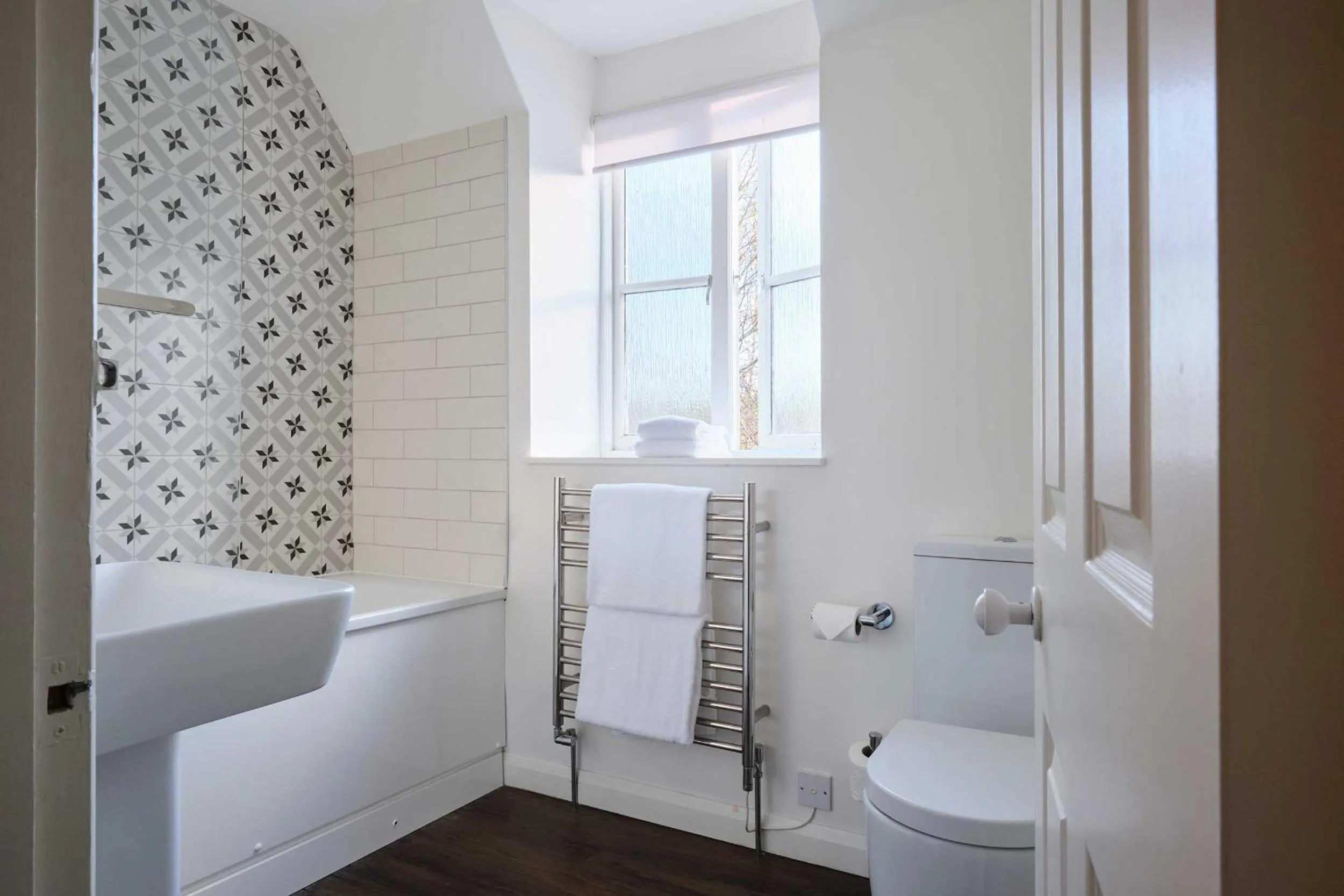 Toilet in Stratton House Hotel & Spa