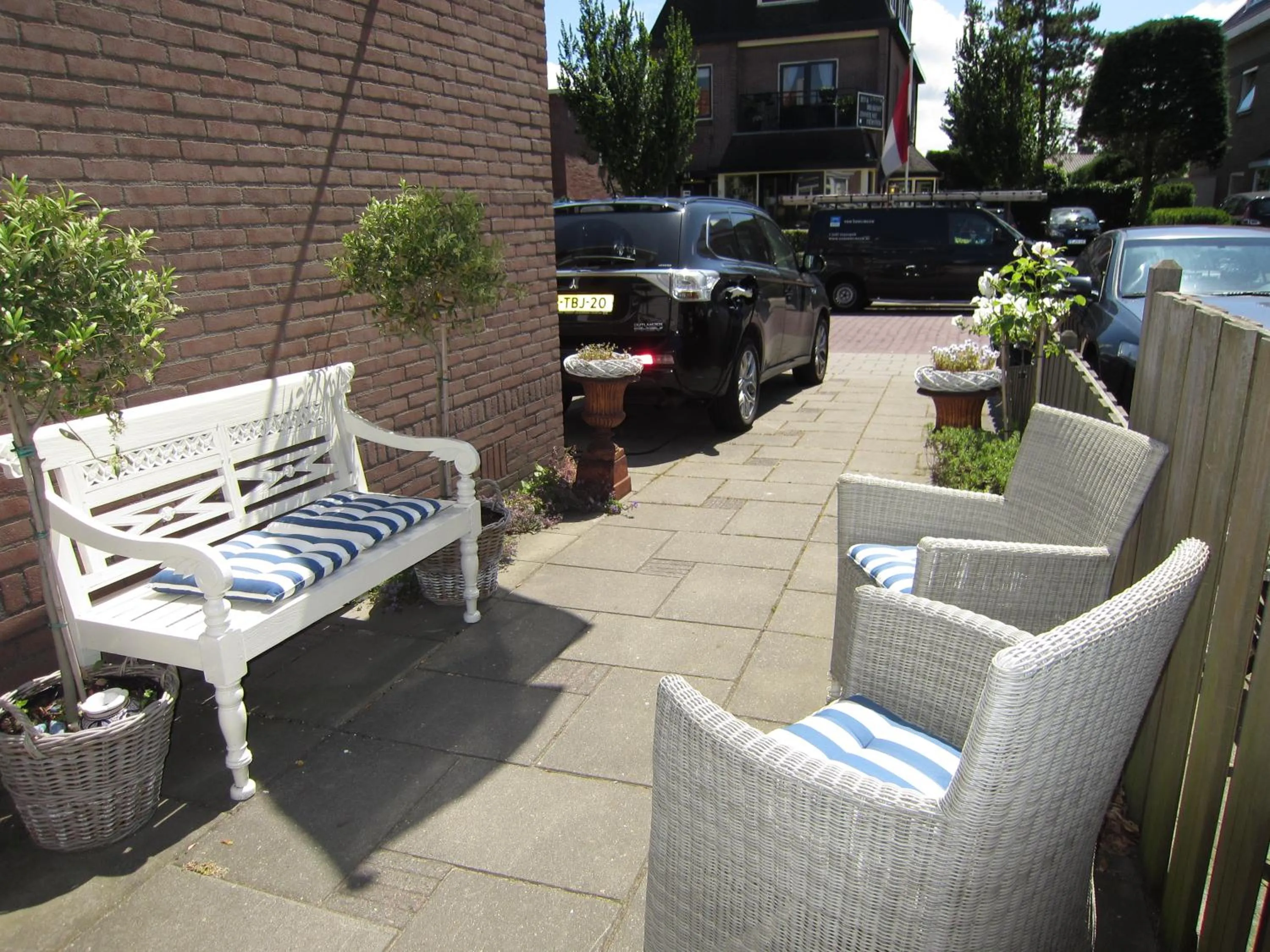 Balcony/Terrace in Pension Zandvoort aan Zee