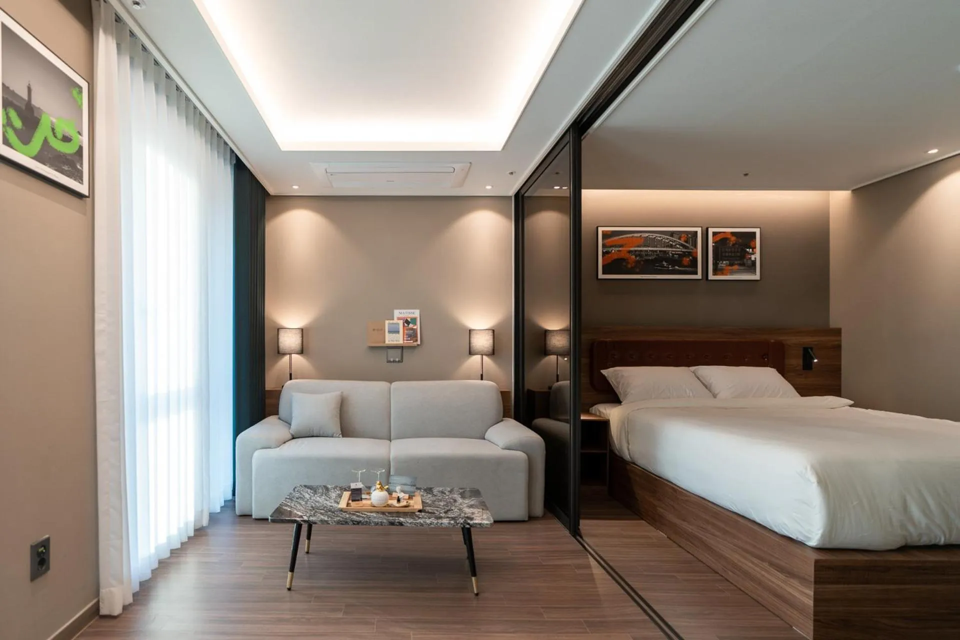 Bed in D OV Haeundae Hotel