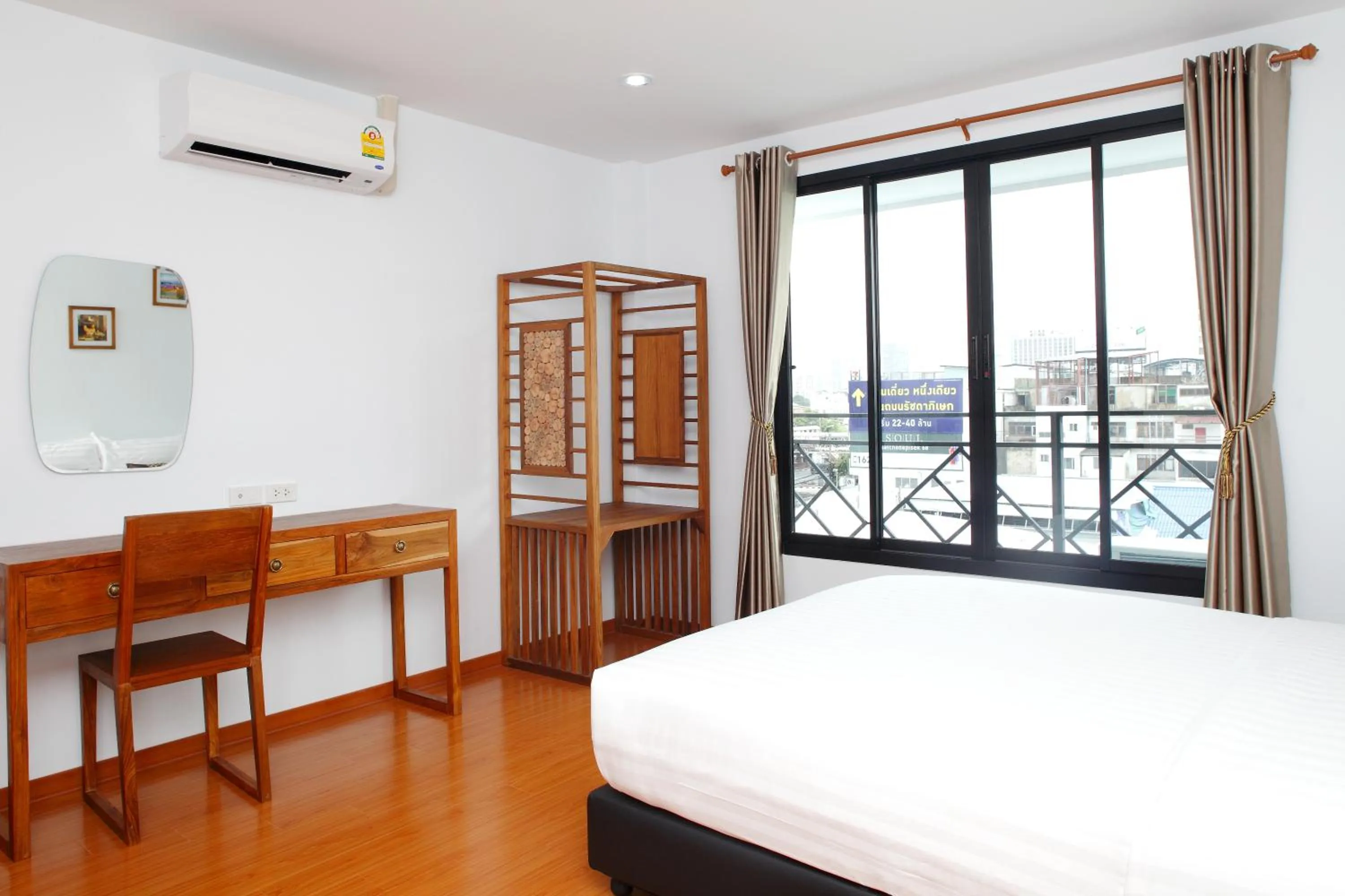 Bedroom, Bed in Double DD House at MRT Sutthisarn