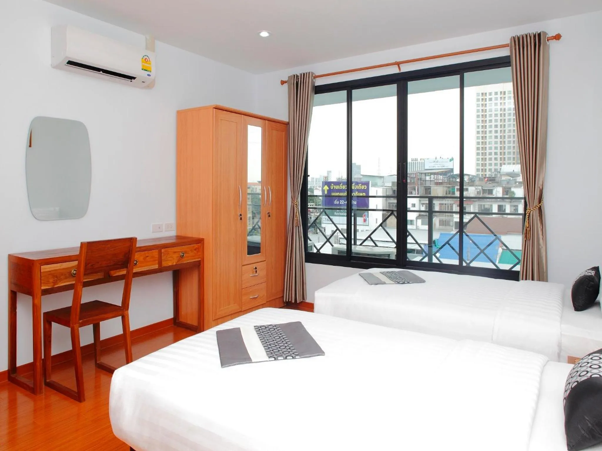 Bedroom, Bed in Double DD House at MRT Sutthisarn