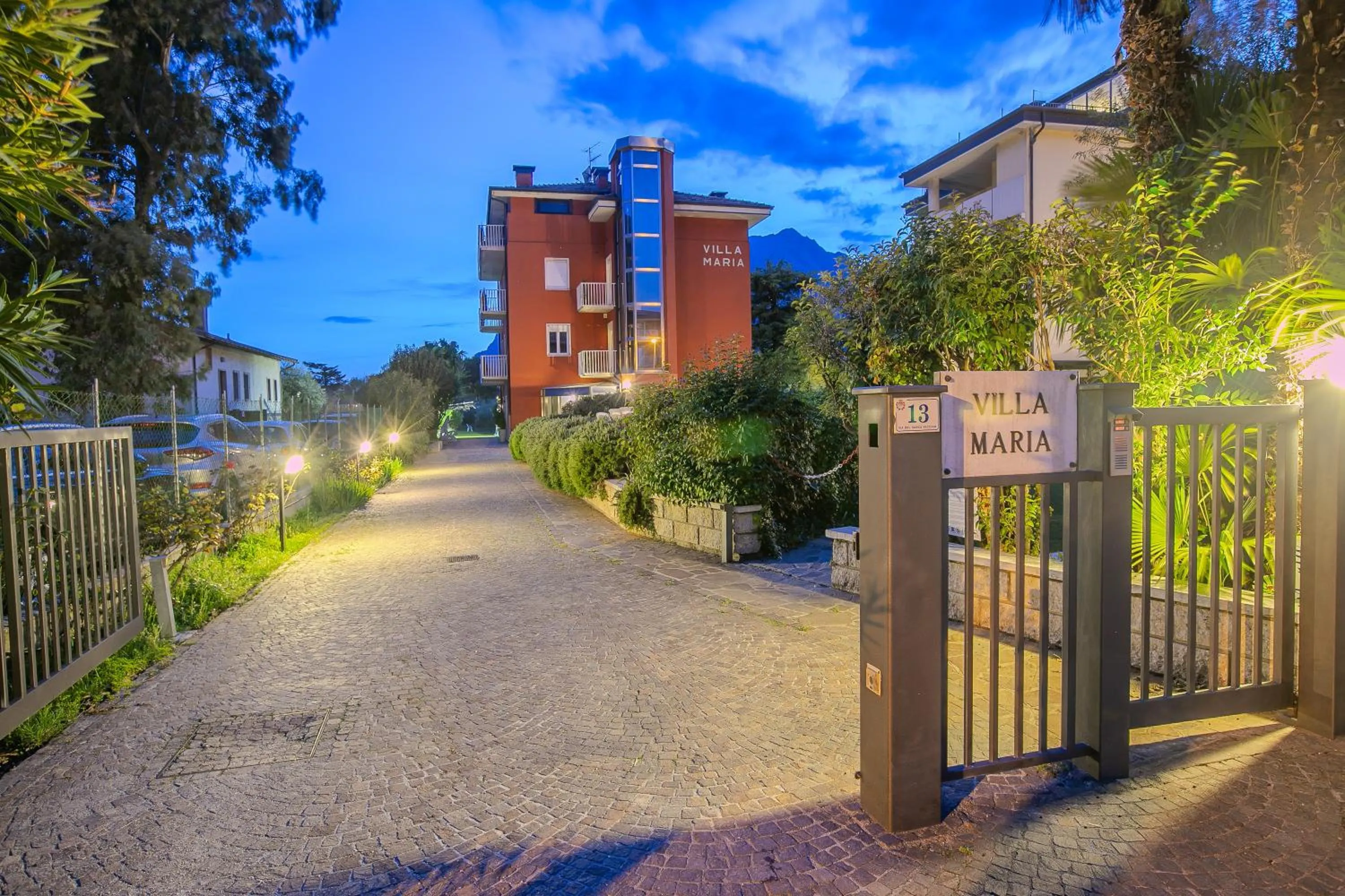 Property building in Bike & Wind Hotel Villa Maria