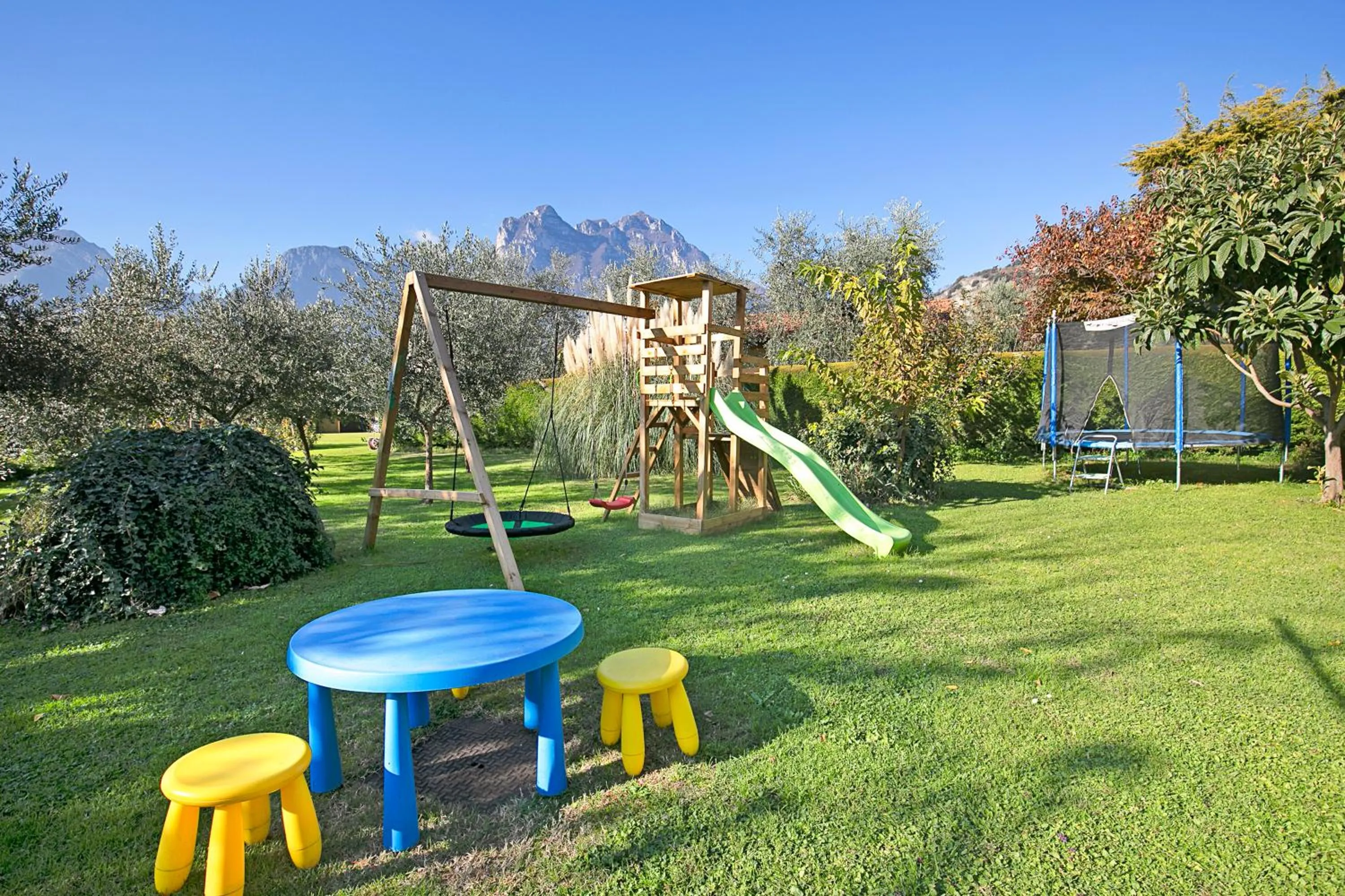 Children play ground in Bike & Wind Hotel Villa Maria