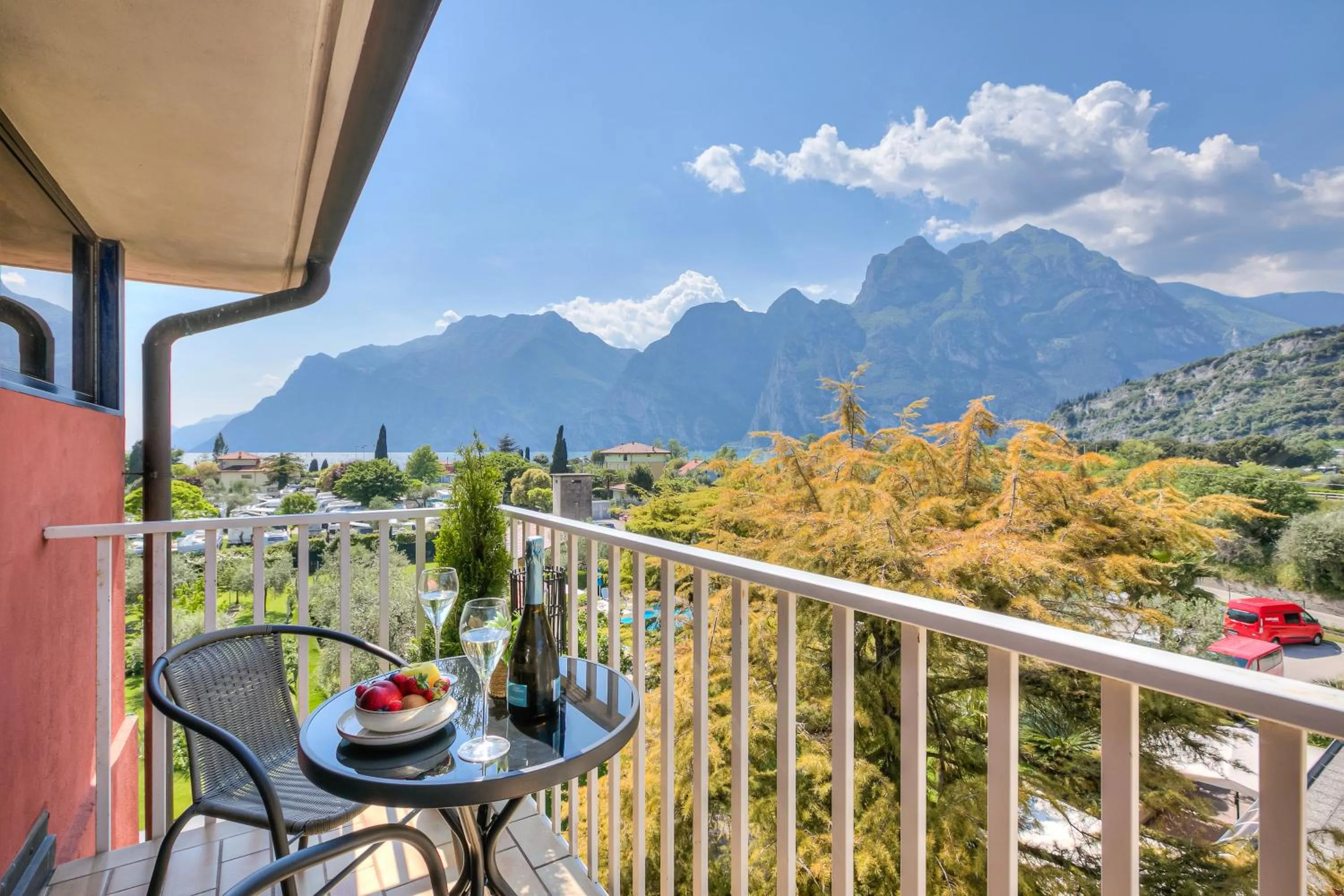 Balcony/Terrace in Bike & Wind Hotel Villa Maria