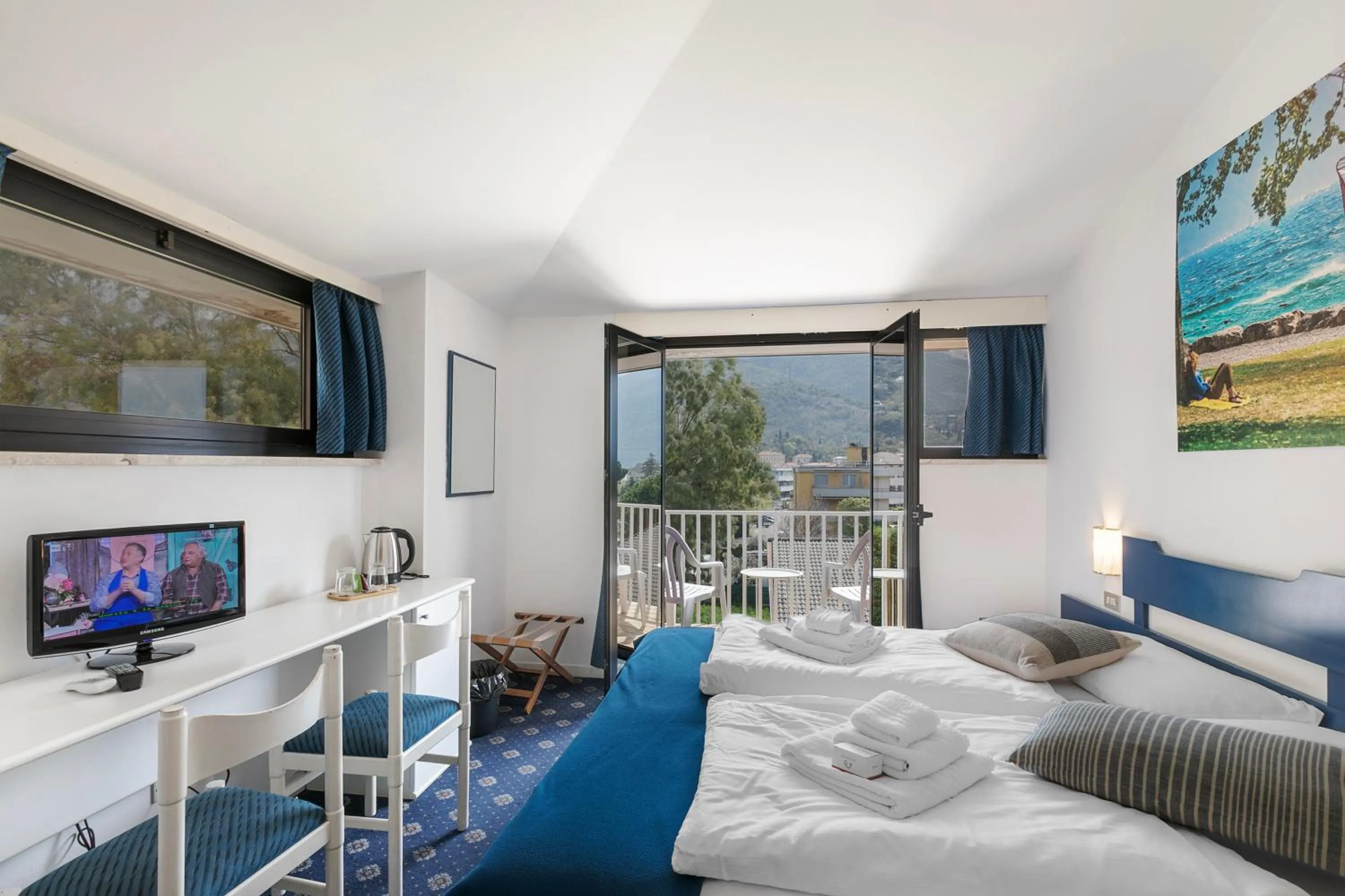 Bedroom, Bed in Bike & Wind Hotel Villa Maria