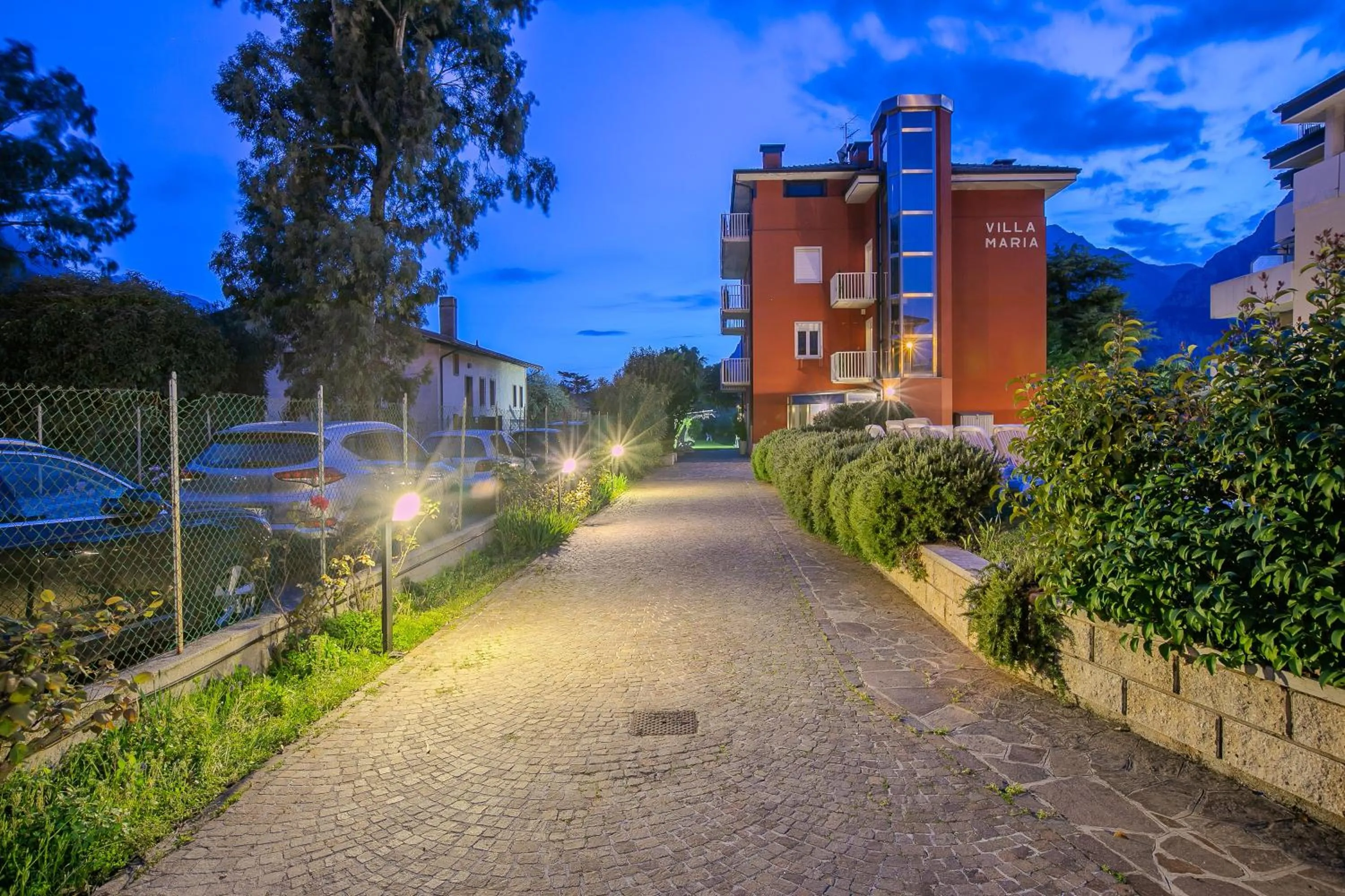 Property building in Bike & Wind Hotel Villa Maria