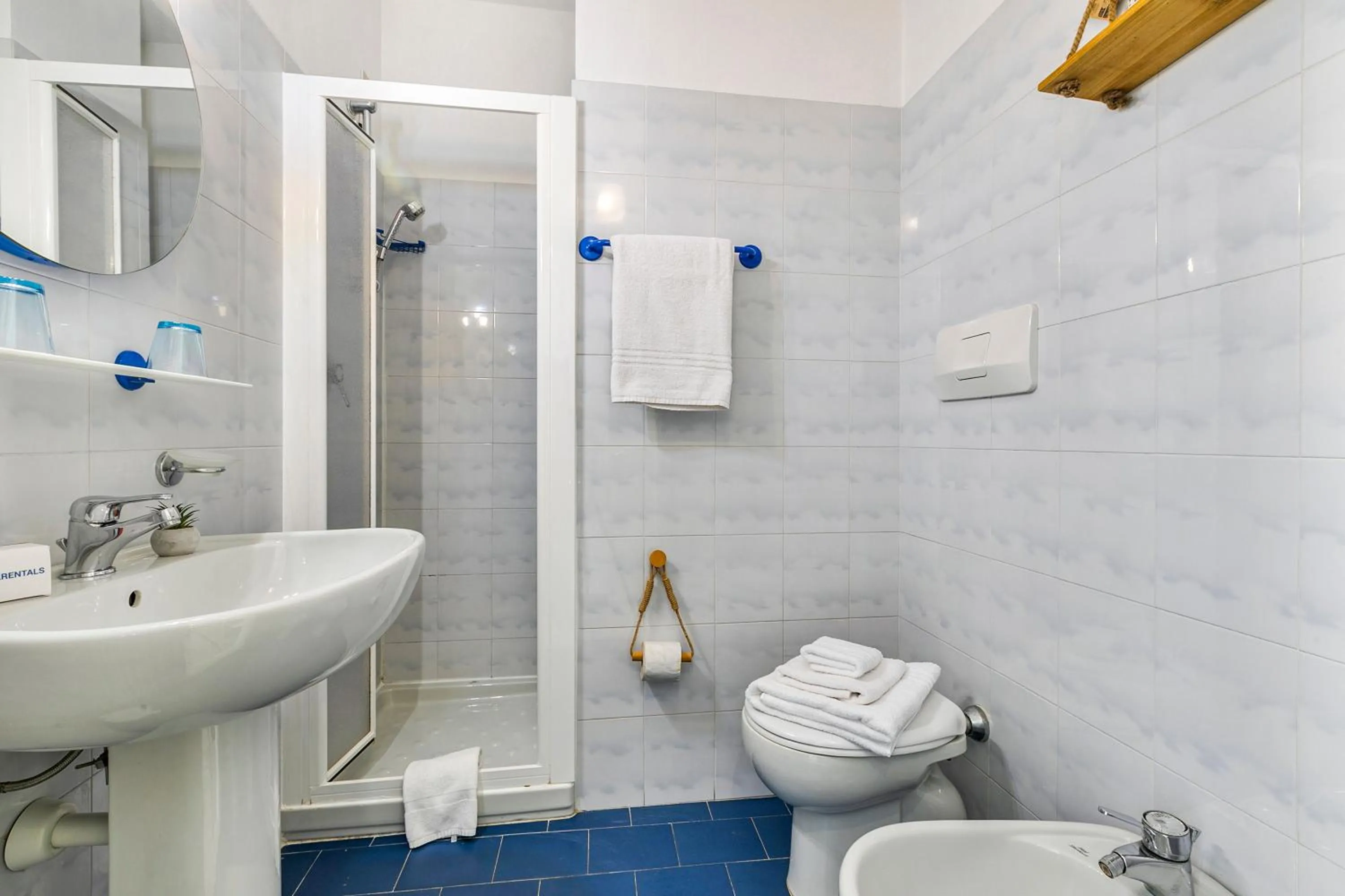 Bathroom in Bike & Wind Hotel Villa Maria