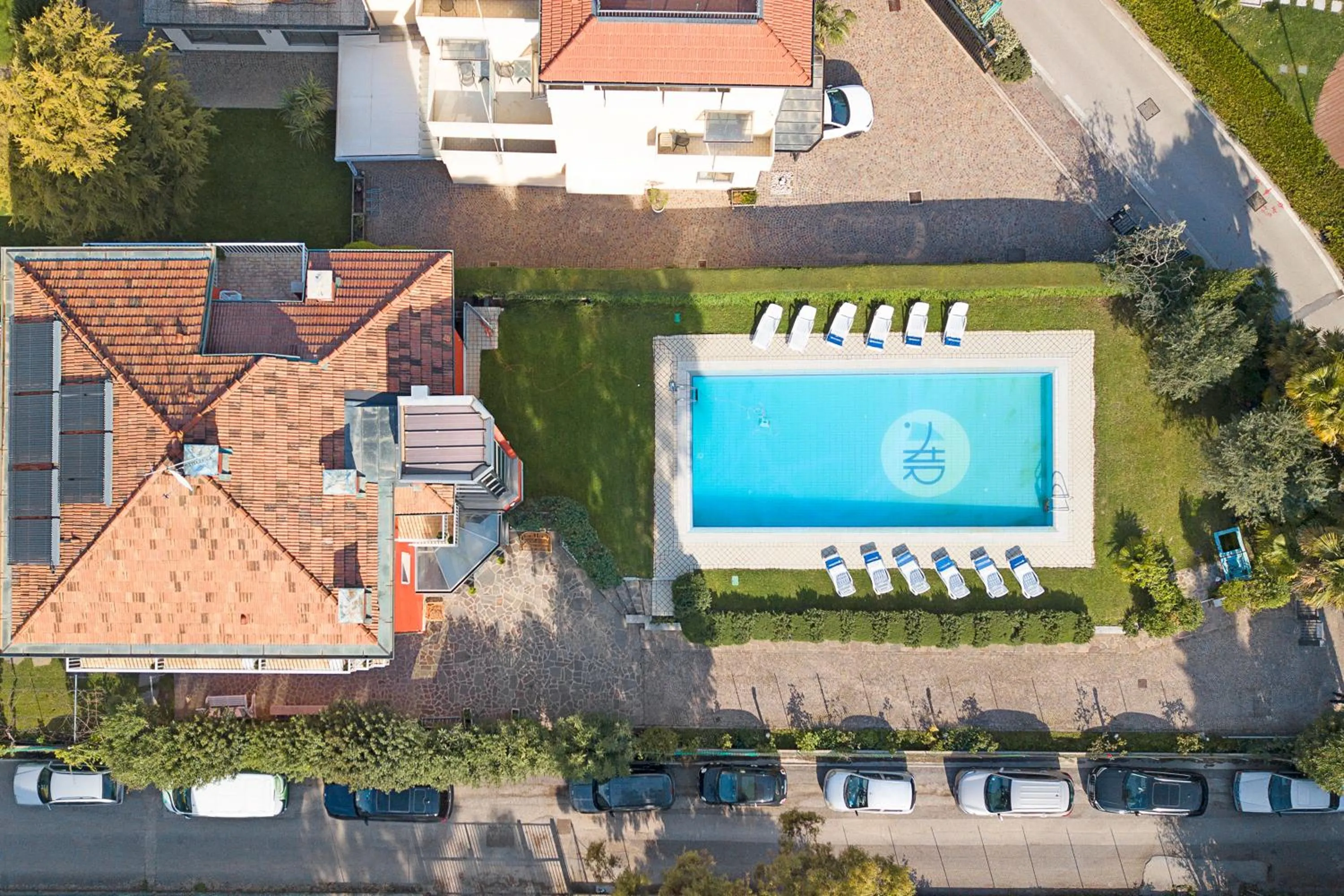 Bird's eye view in Bike & Wind Hotel Villa Maria