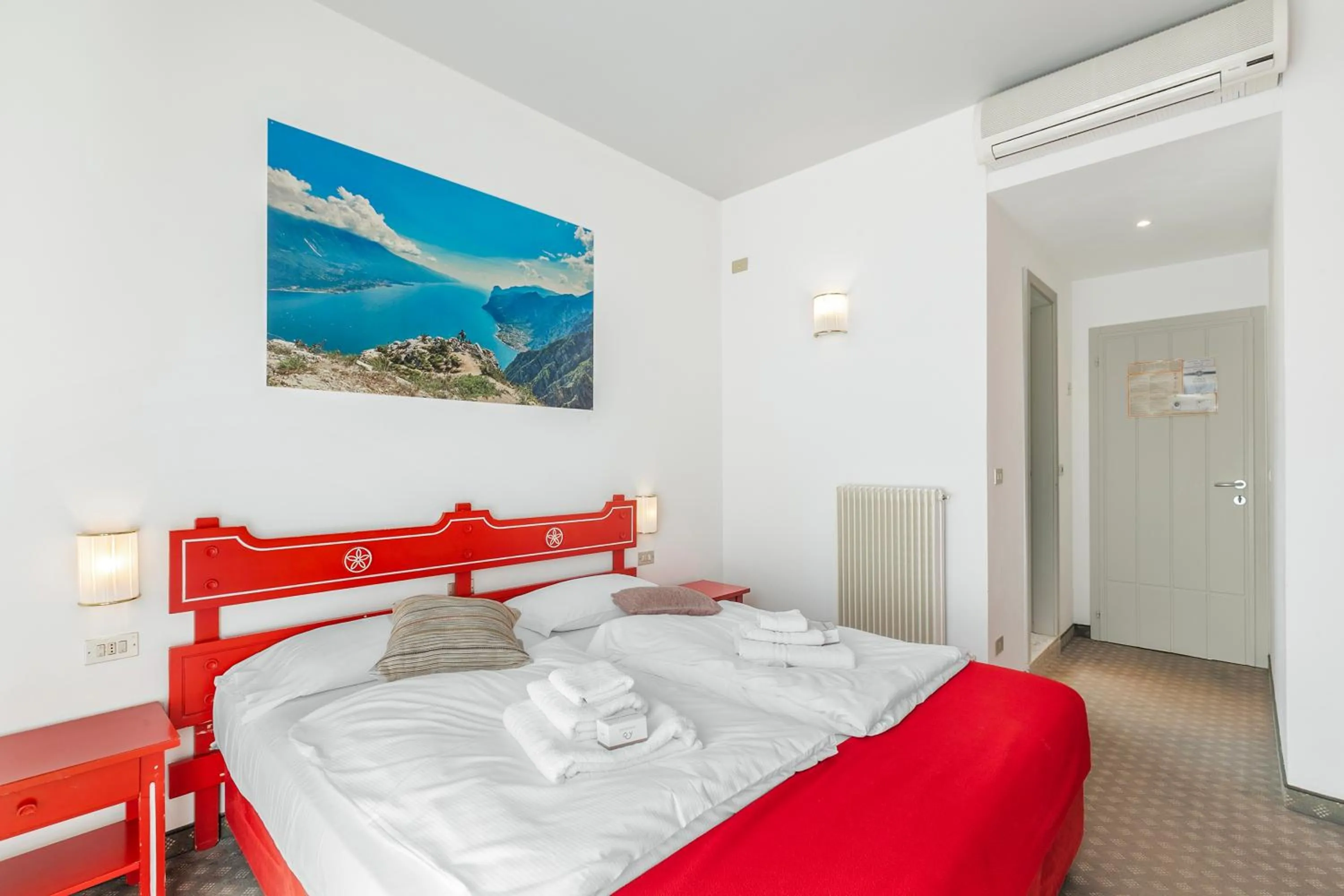 Bedroom, Bed in Bike & Wind Hotel Villa Maria