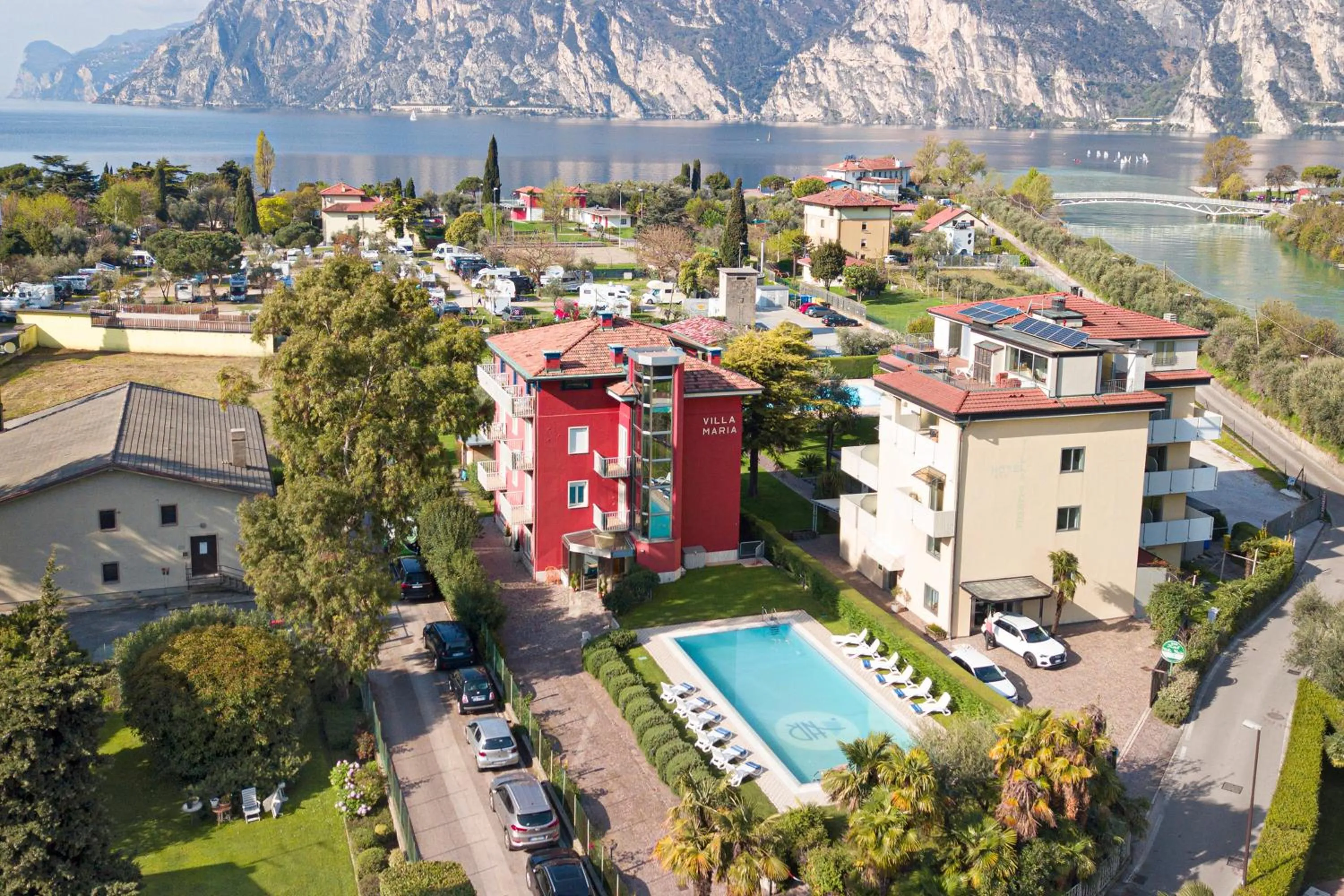 Bird's eye view in Bike & Wind Hotel Villa Maria