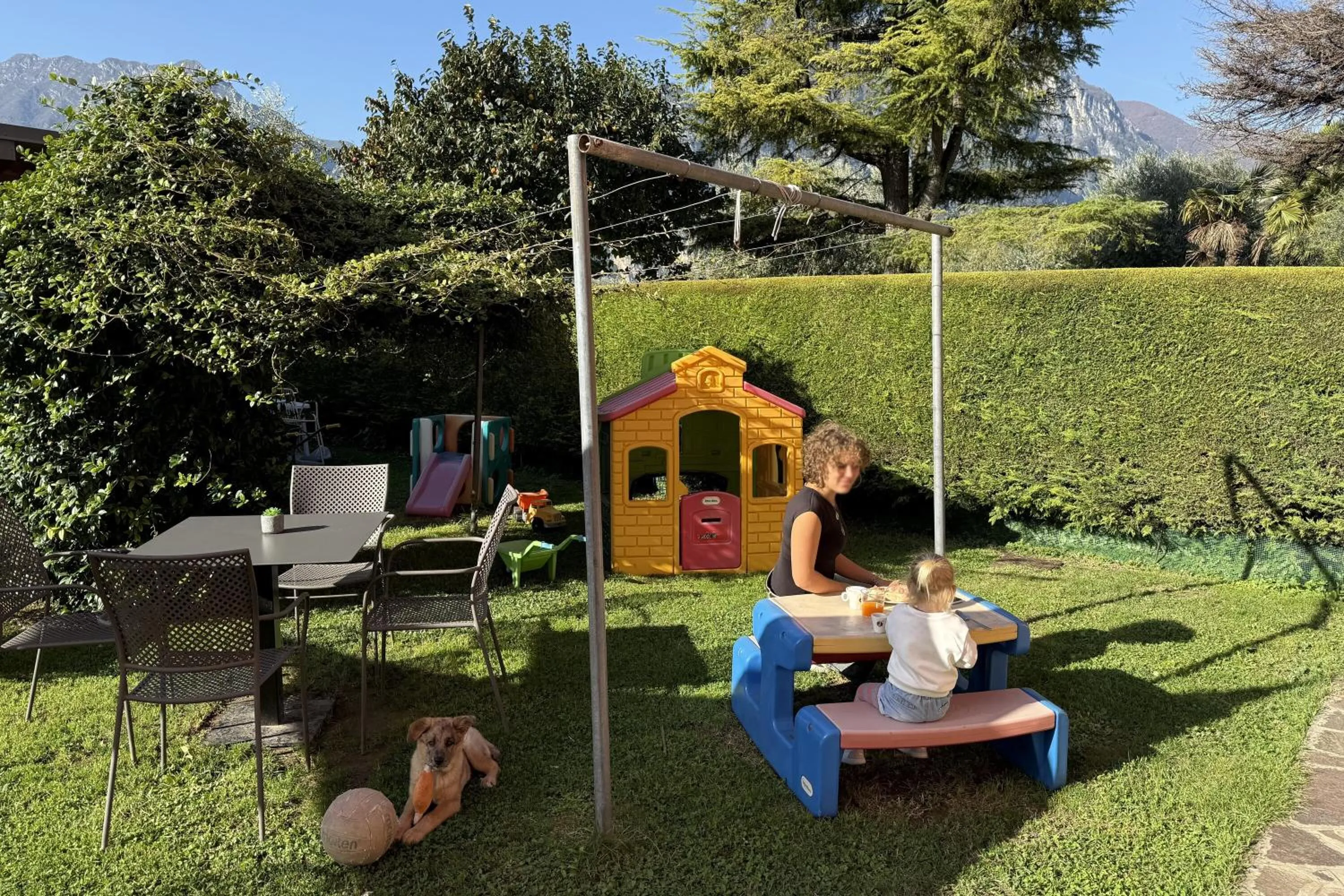 Children play ground in Bike & Wind Hotel Villa Maria