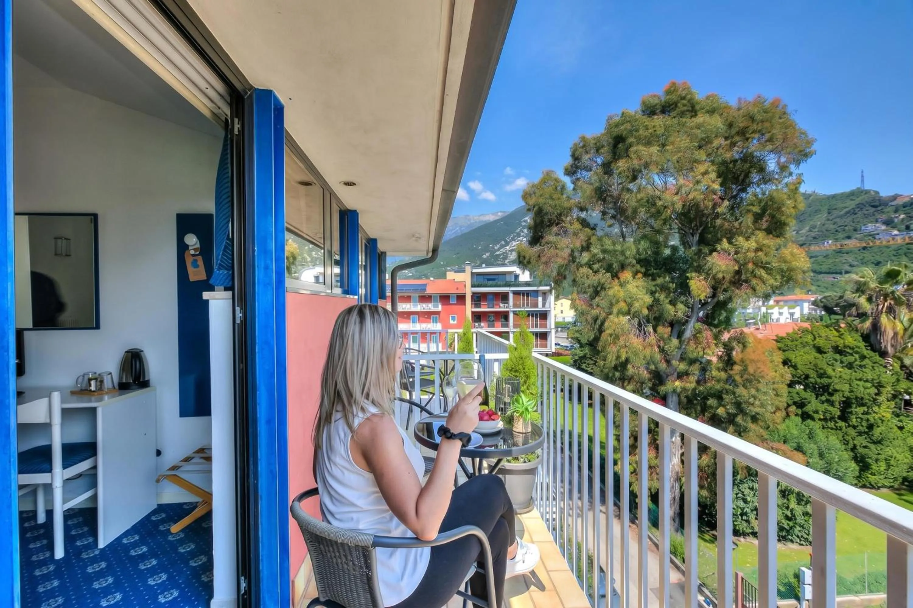 Balcony/Terrace in Bike & Wind Hotel Villa Maria