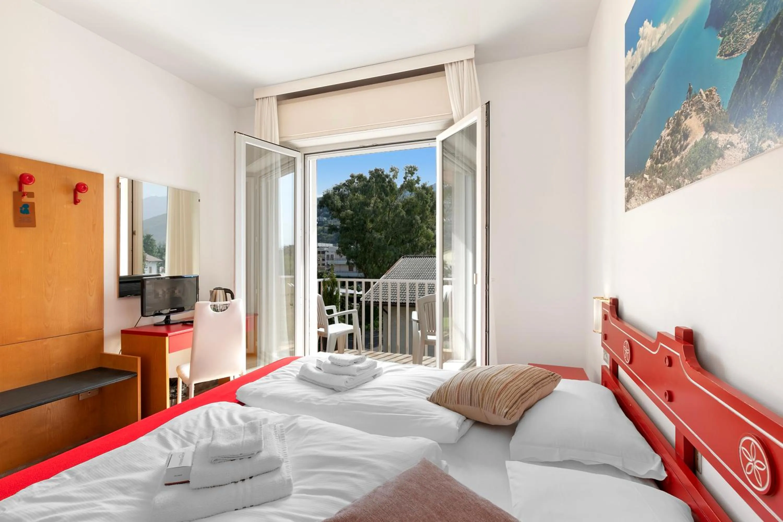 TV and multimedia, Bed in Bike & Wind Hotel Villa Maria