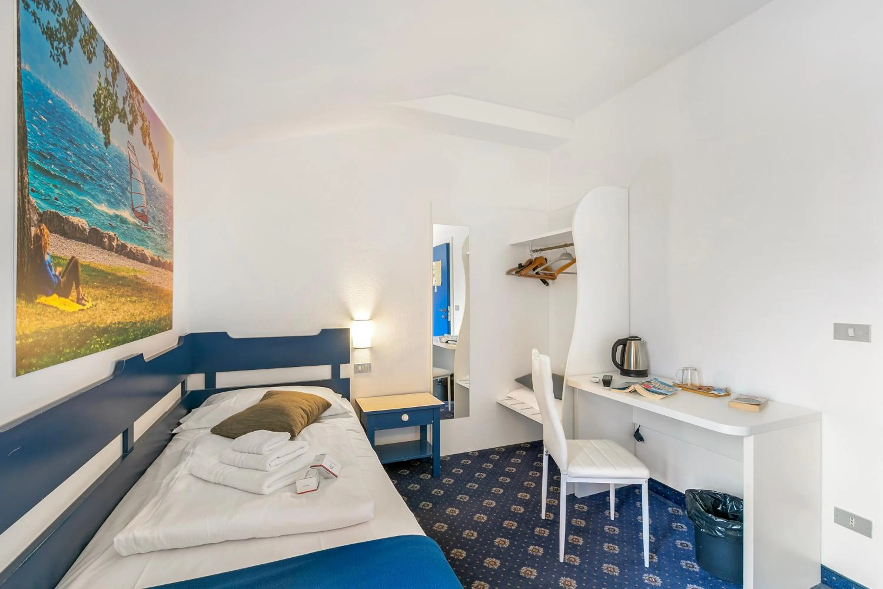 Bedroom, Bed in Bike & Wind Hotel Villa Maria