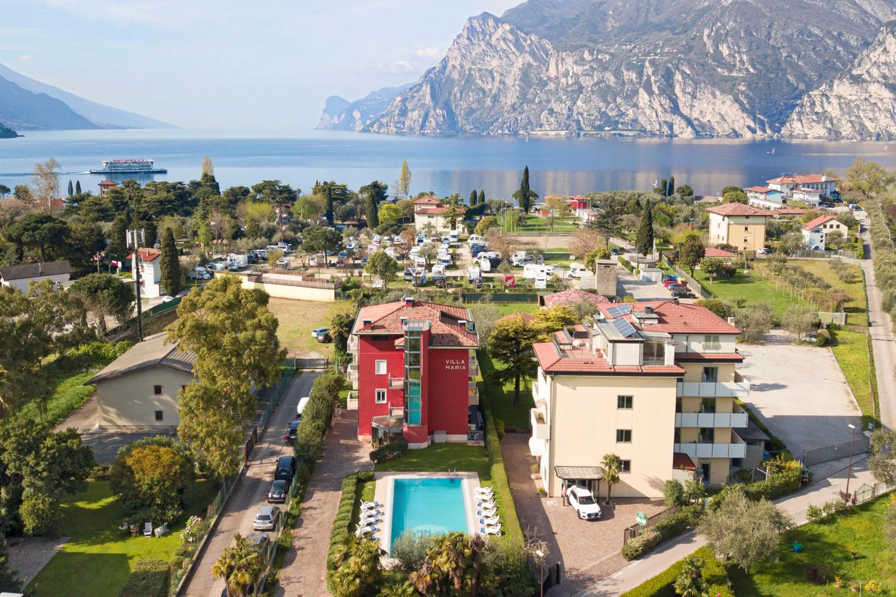 Bird's eye view in Bike & Wind Hotel Villa Maria
