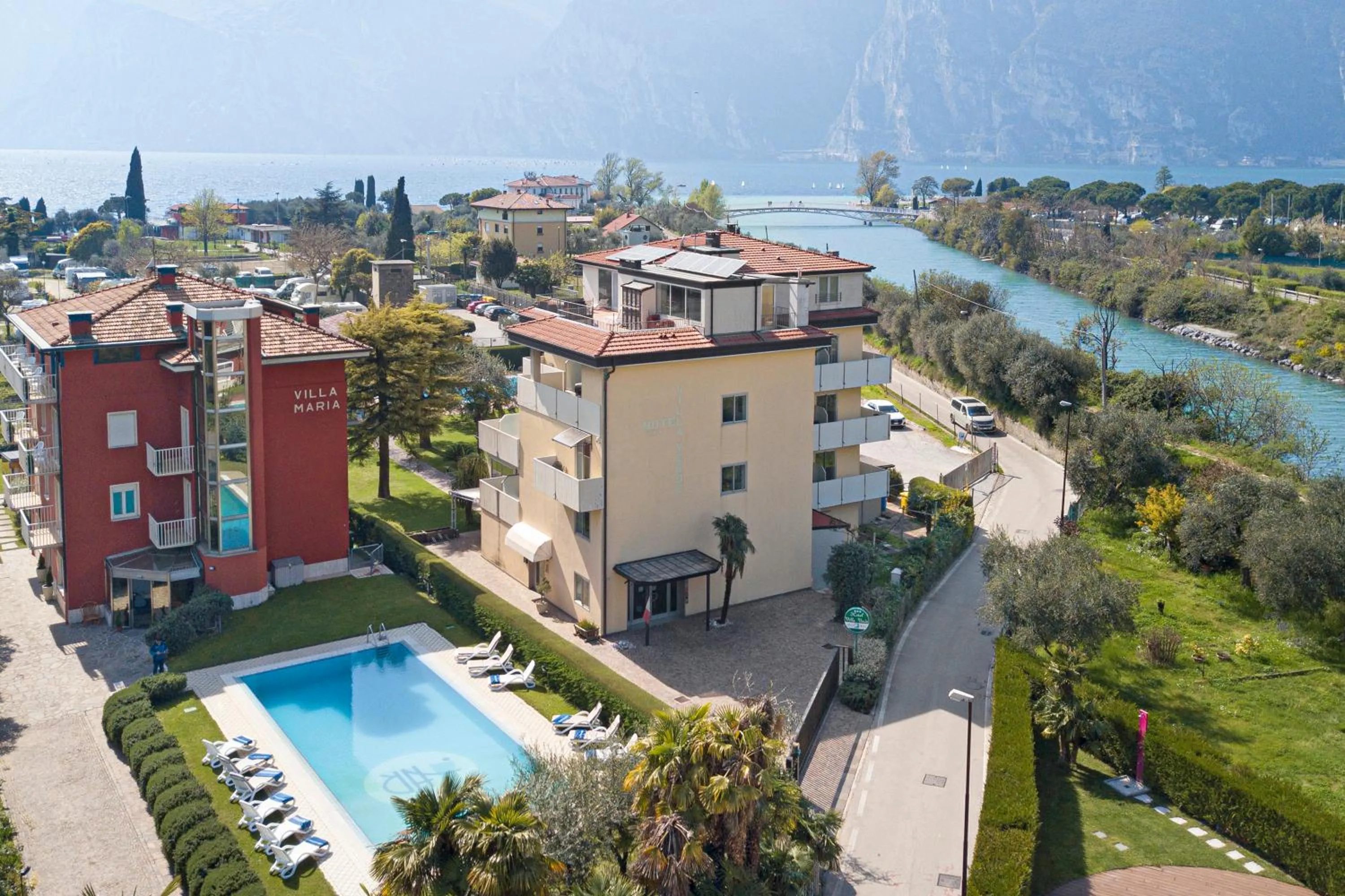 Bird's eye view in Bike & Wind Hotel Villa Maria