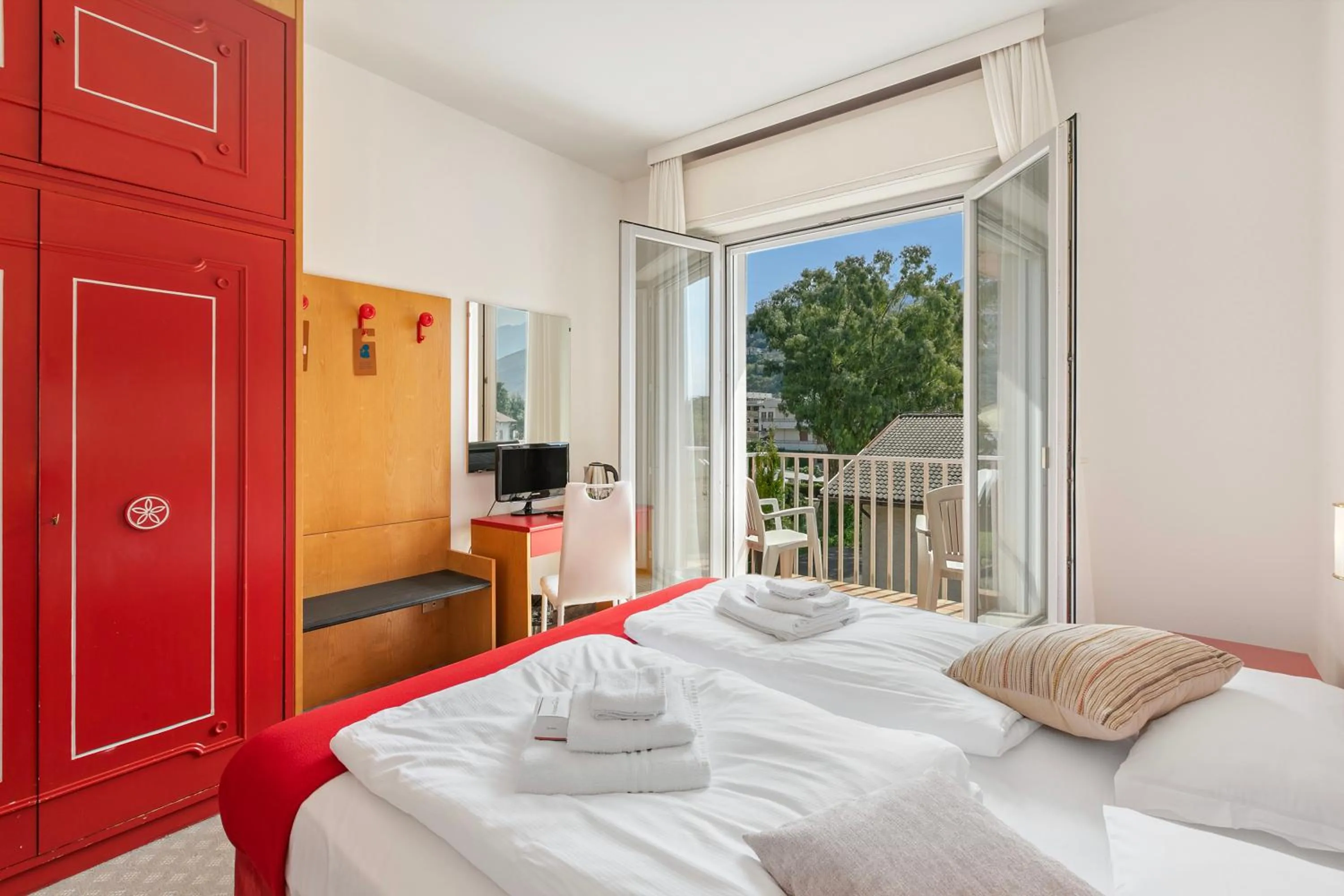 TV and multimedia, Bed in Bike & Wind Hotel Villa Maria