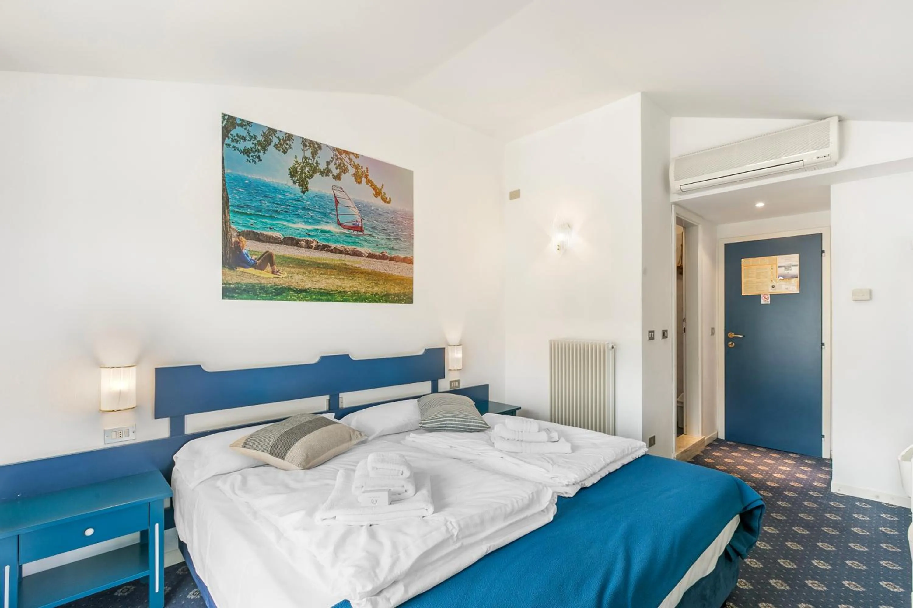 Bedroom, Bed in Bike & Wind Hotel Villa Maria