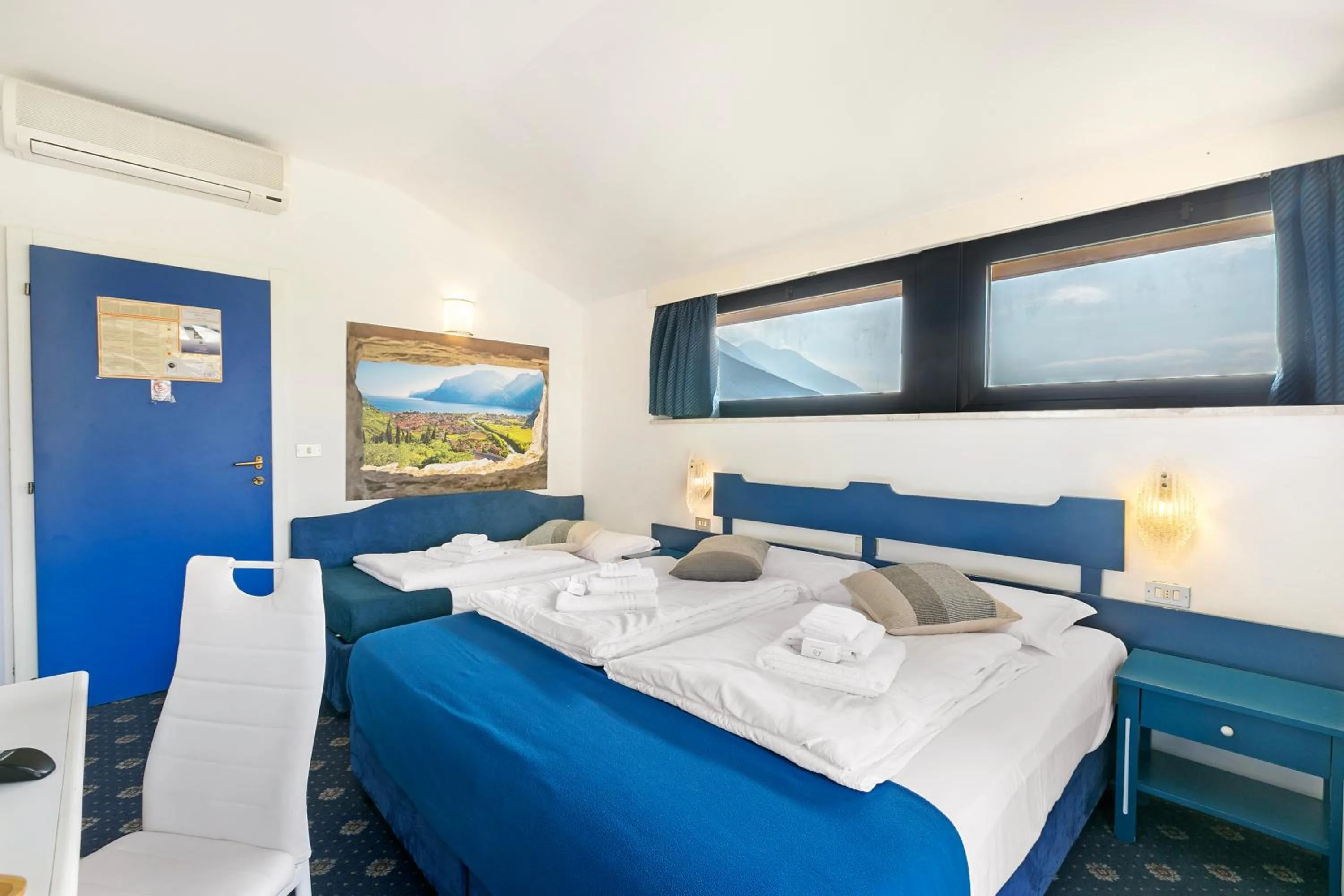 Bedroom, Bed in Bike & Wind Hotel Villa Maria