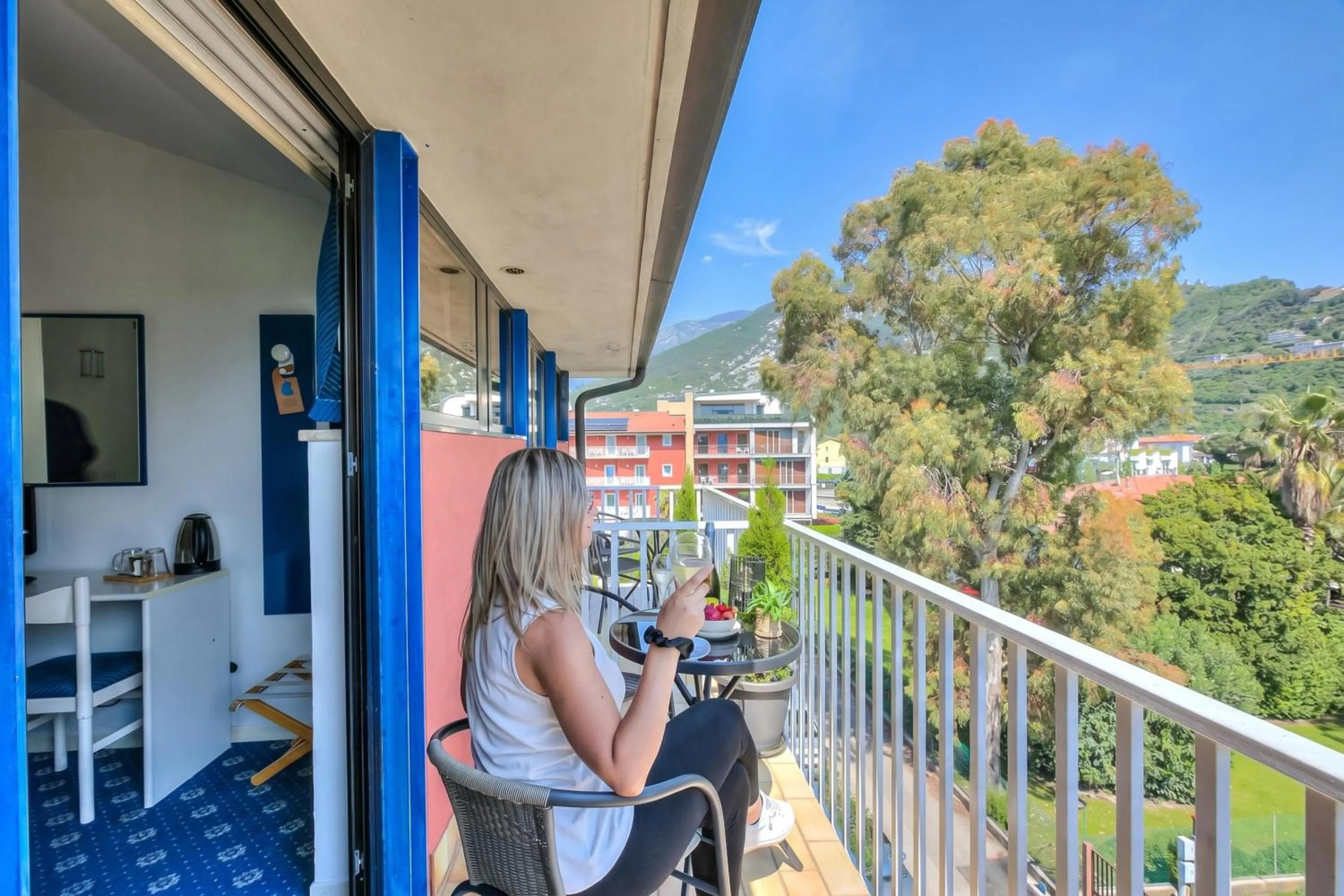 Balcony/Terrace in Bike & Wind Hotel Villa Maria