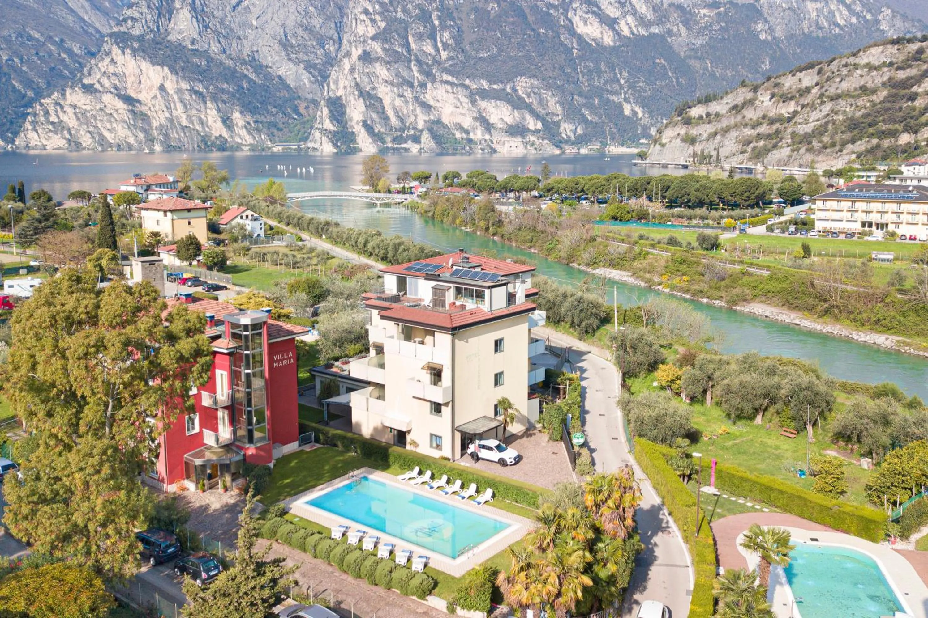 Bird's eye view in Bike & Wind Hotel Villa Maria