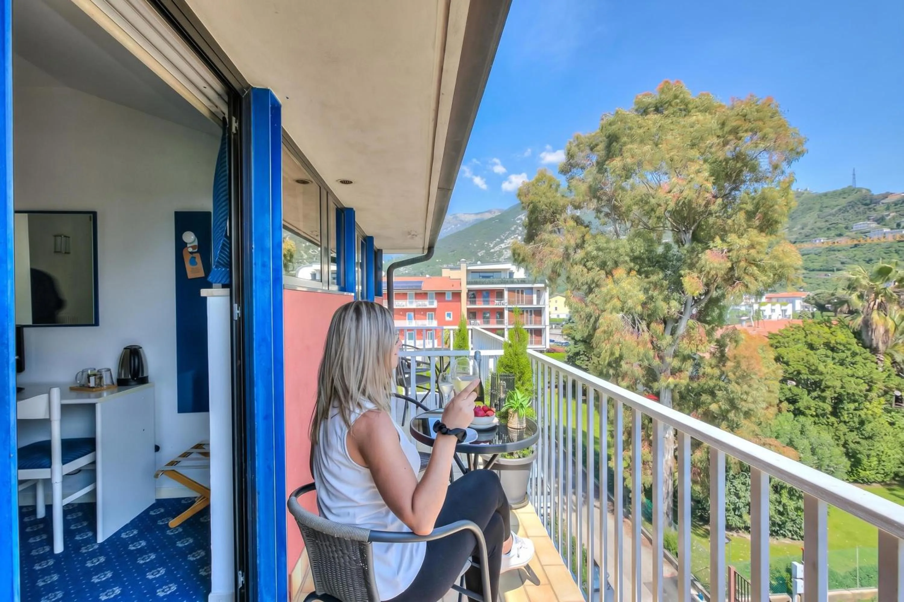 Balcony/Terrace in Bike & Wind Hotel Villa Maria