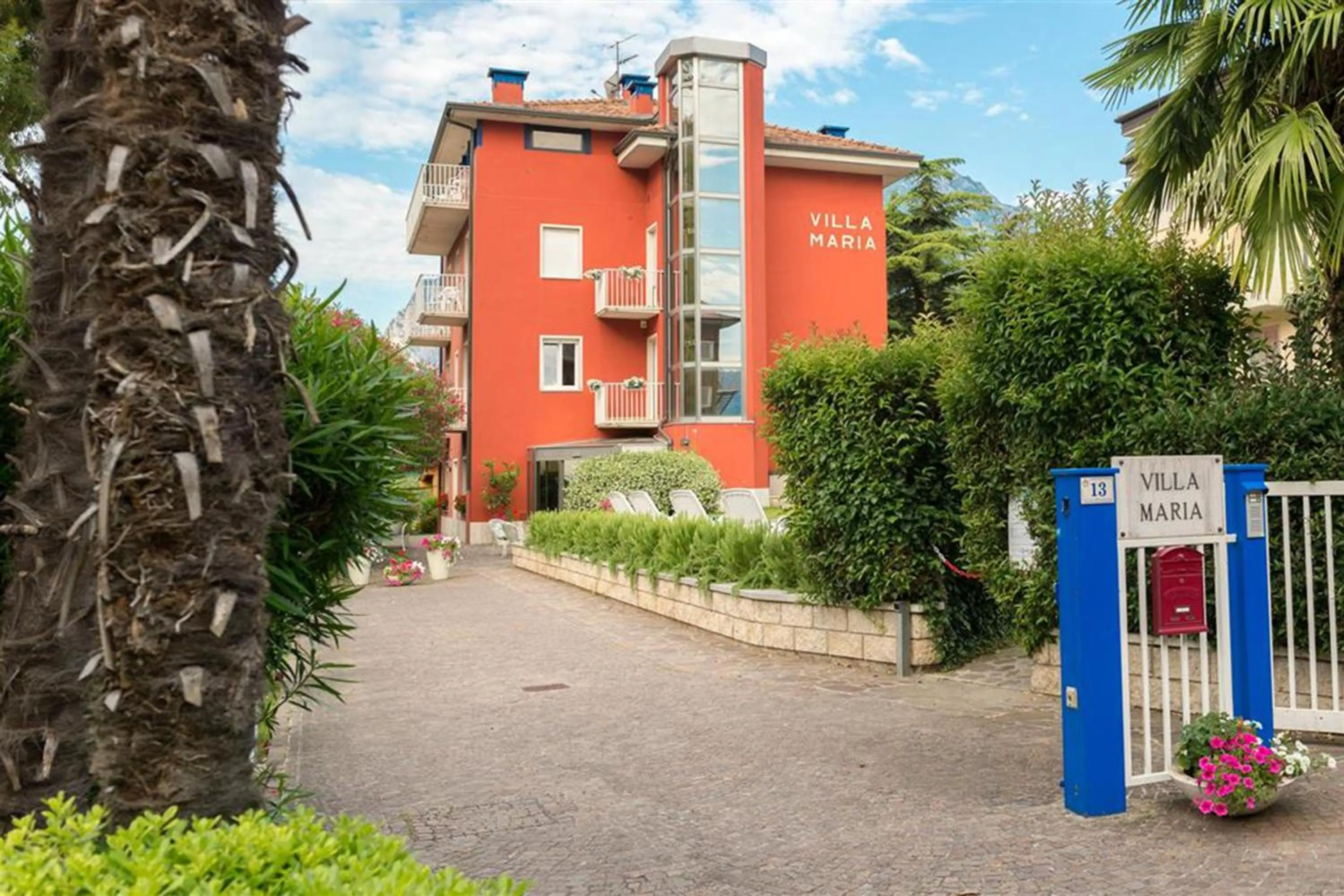 Property building in Bike & Wind Hotel Villa Maria