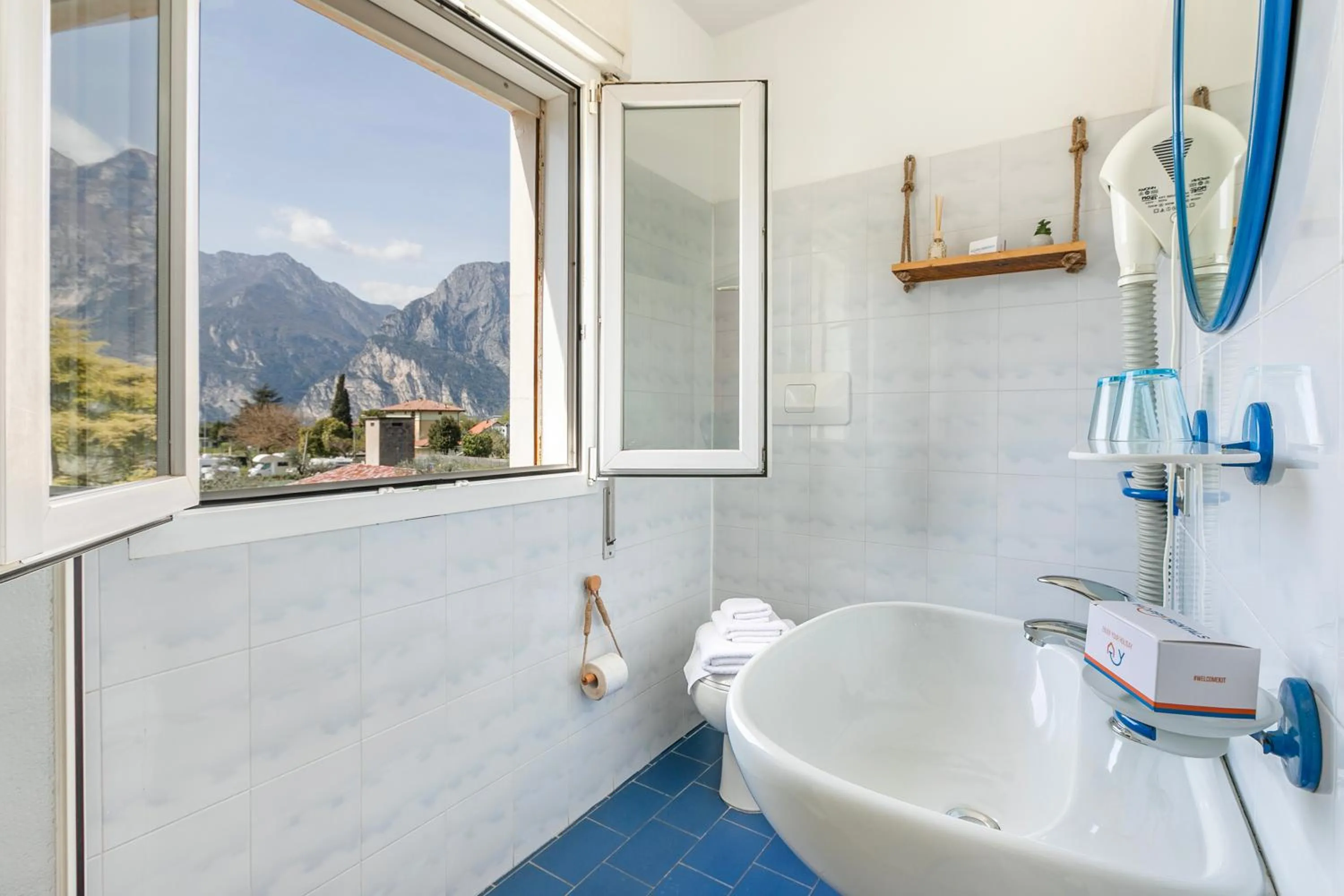 Bathroom in Bike & Wind Hotel Villa Maria