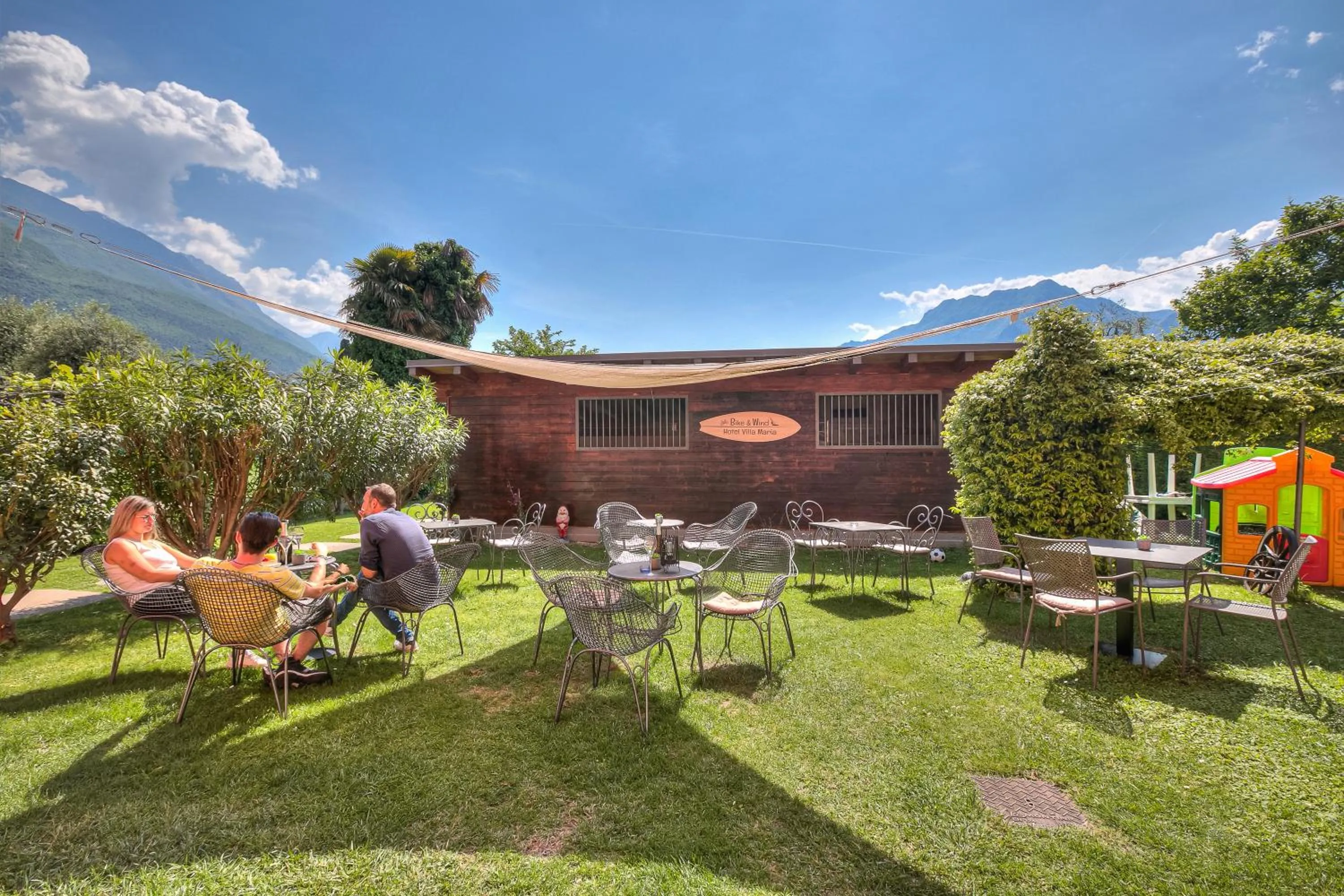 Garden in Bike & Wind Hotel Villa Maria