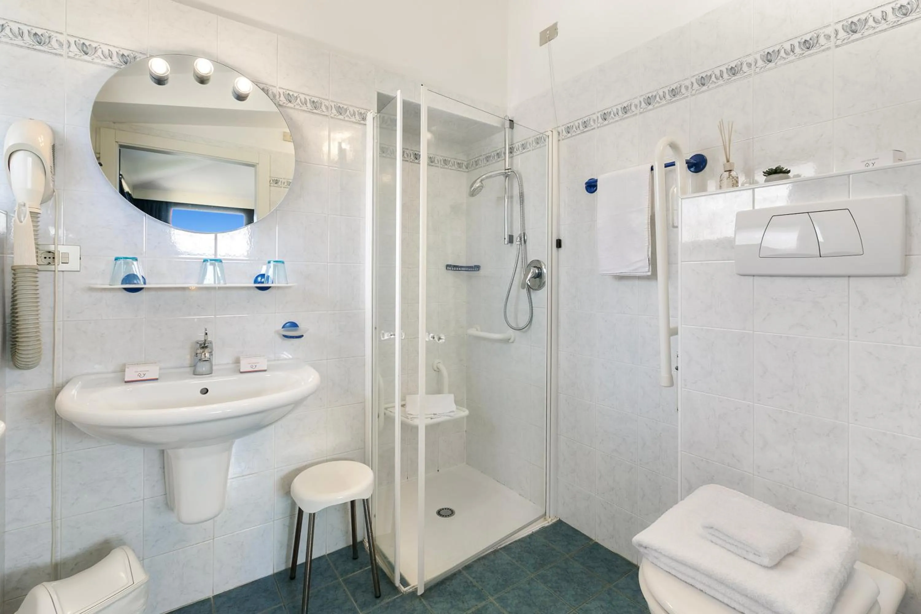 Bathroom in Bike & Wind Hotel Villa Maria