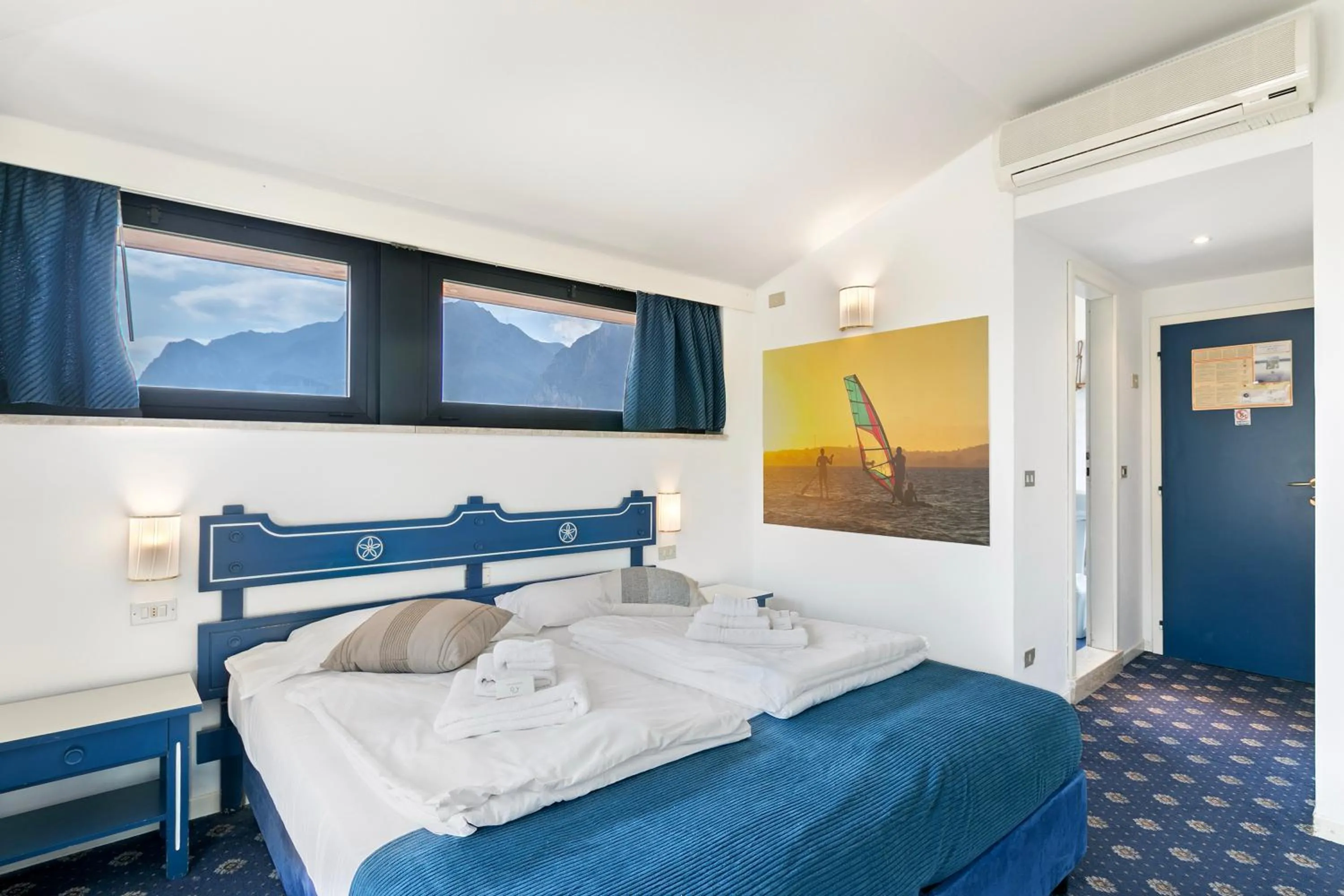 Bedroom, Bed in Bike & Wind Hotel Villa Maria
