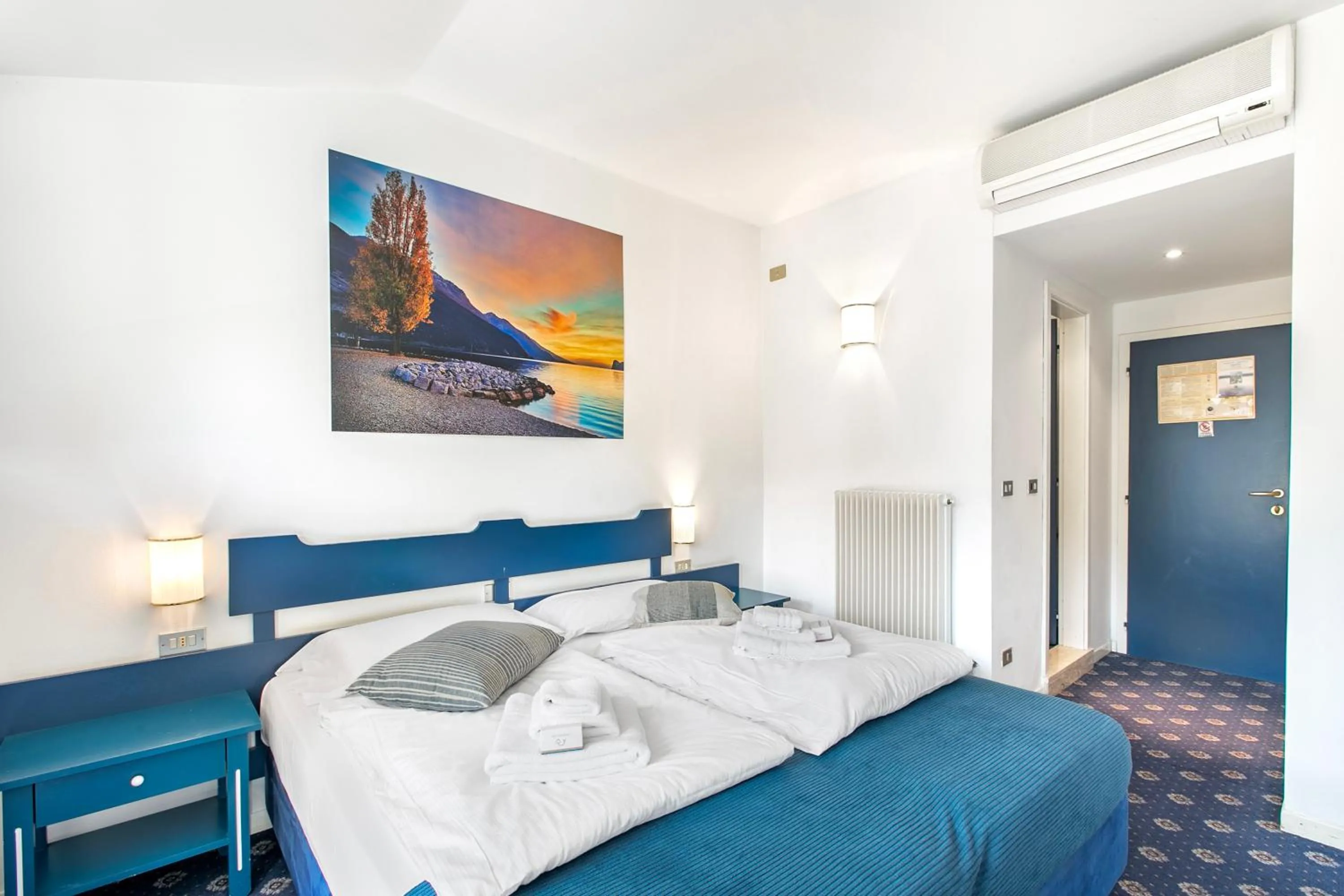 Bedroom, Bed in Bike & Wind Hotel Villa Maria