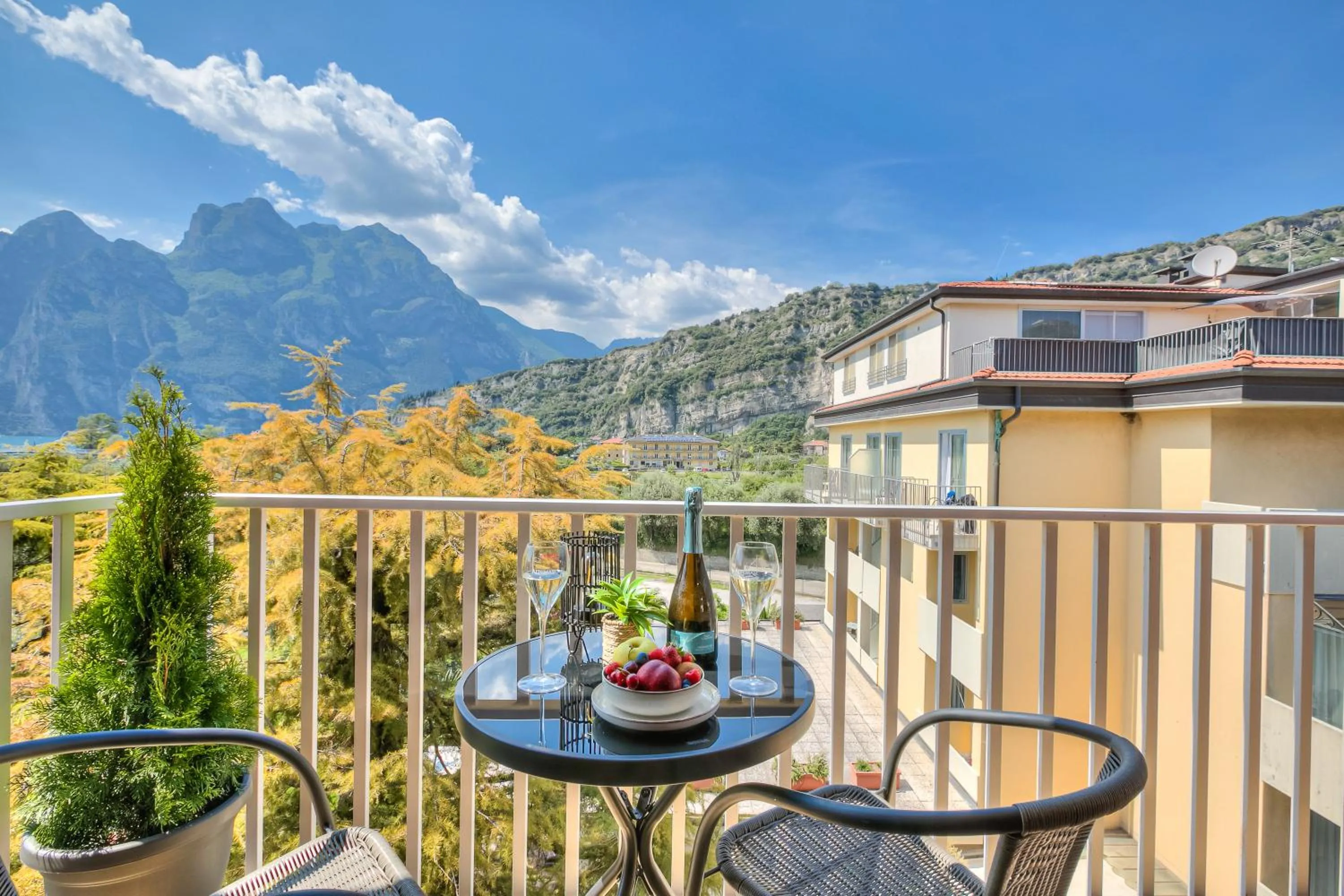 Balcony/Terrace in Bike & Wind Hotel Villa Maria