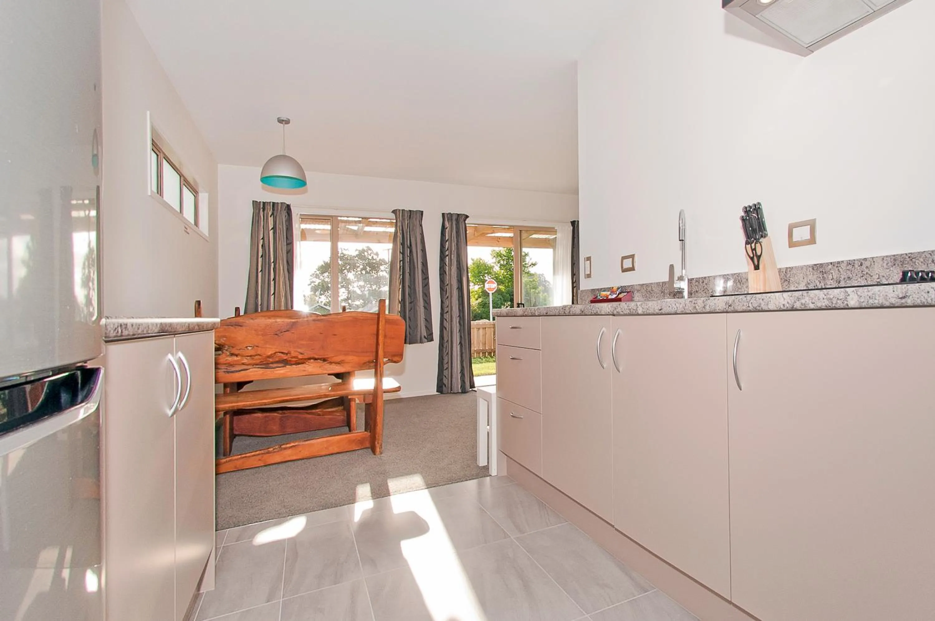 kitchen in The Olive Motel