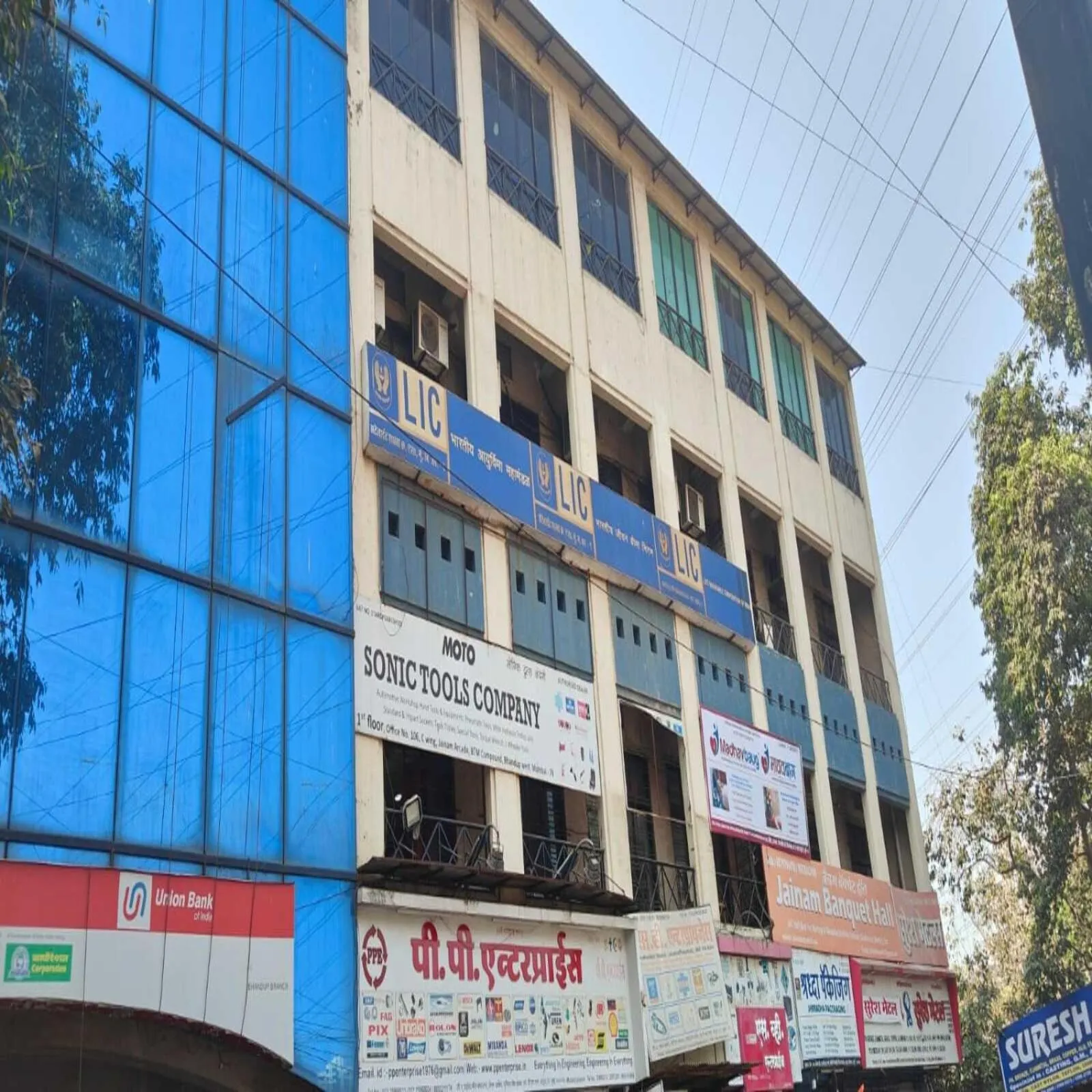 Property building in Hotel Blue Sky Residency