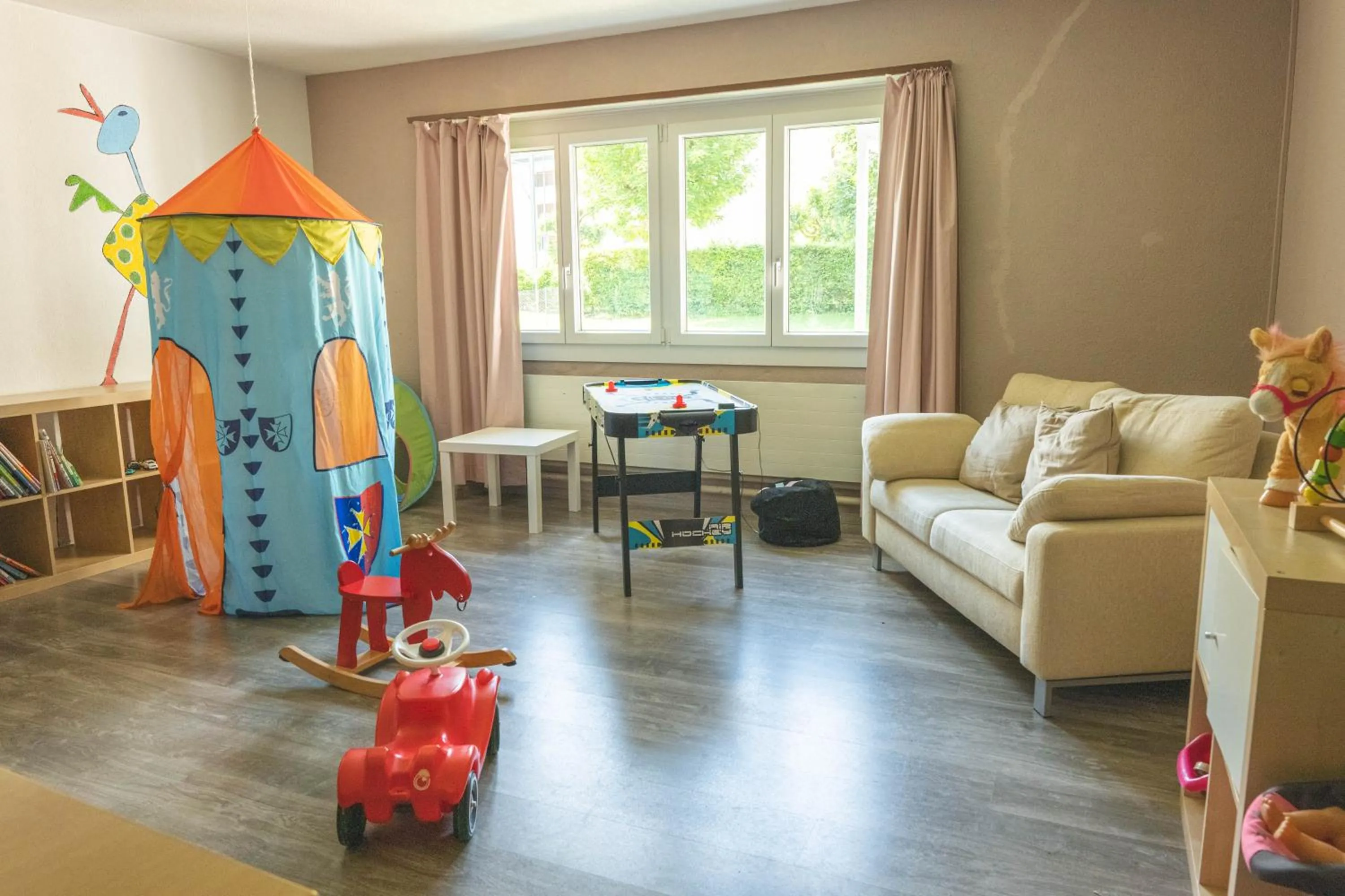 Game Room in Engelberg Youth Hostel