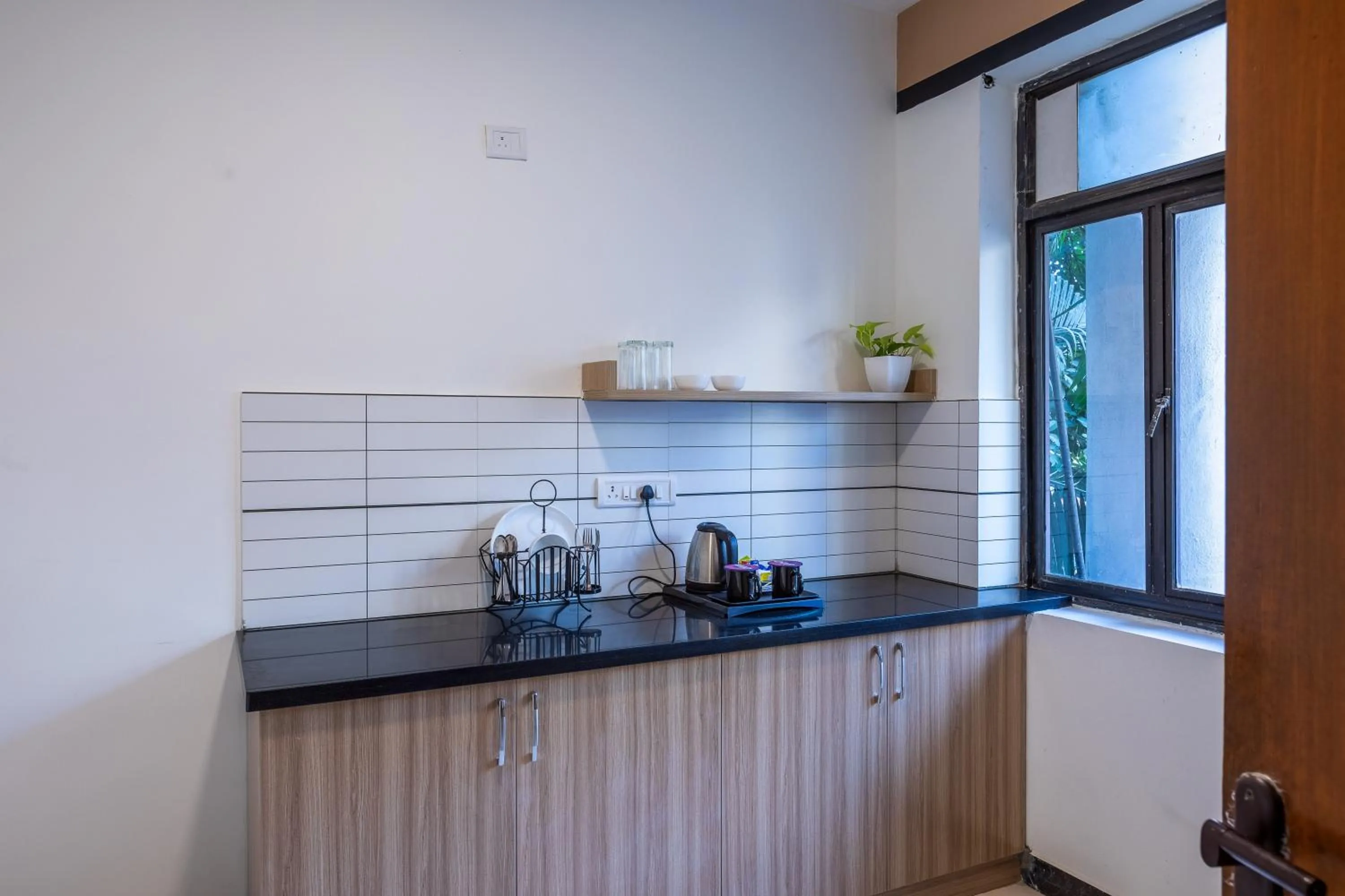 Kitchen or kitchenette in Olive Hotel Palace Road by Embassy Group