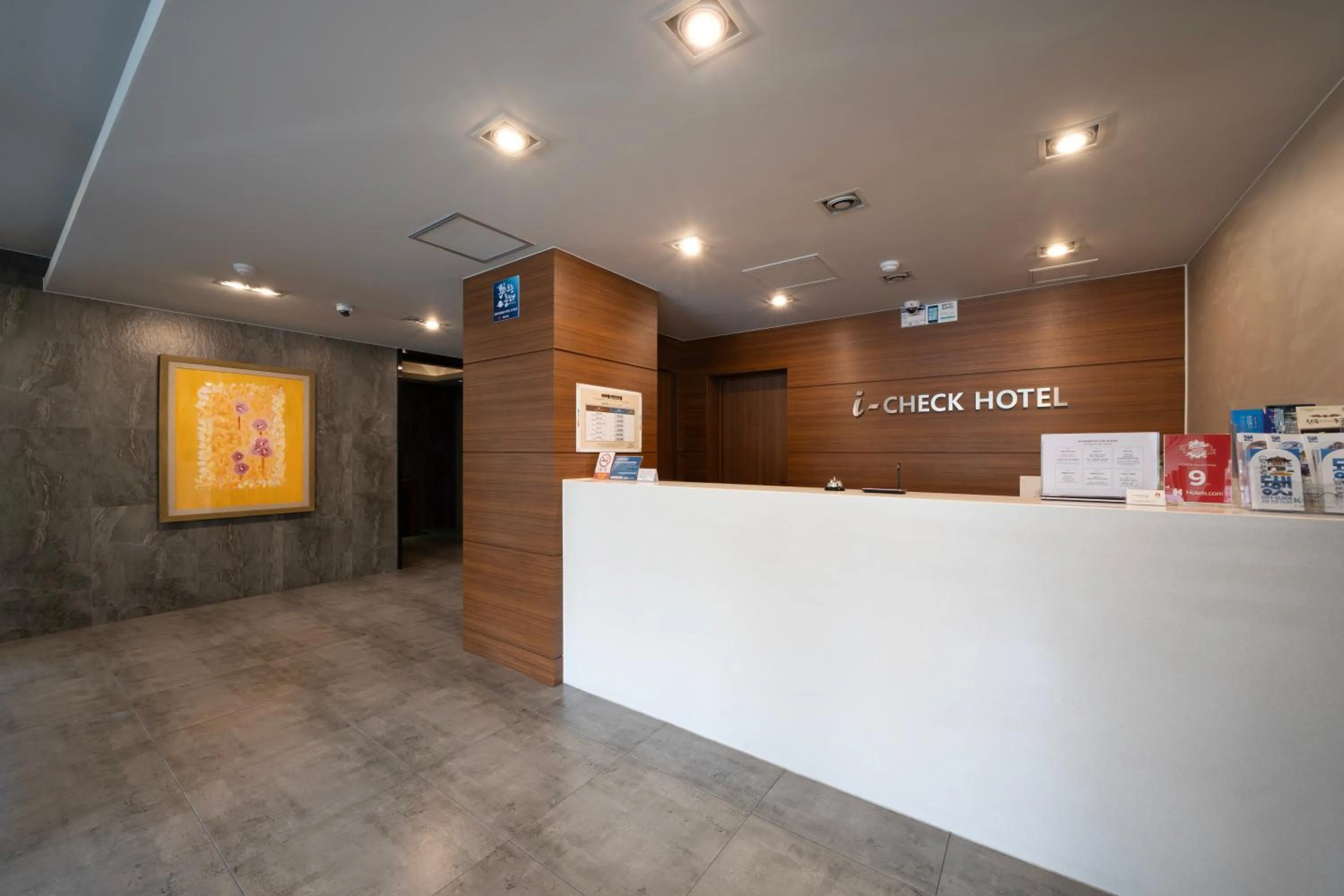 Lobby or reception in I-check Hyunjin Hotel
