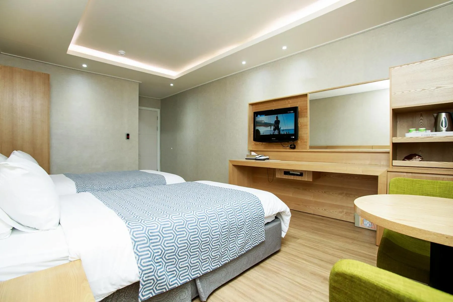 Bed in I-check Hyunjin Hotel