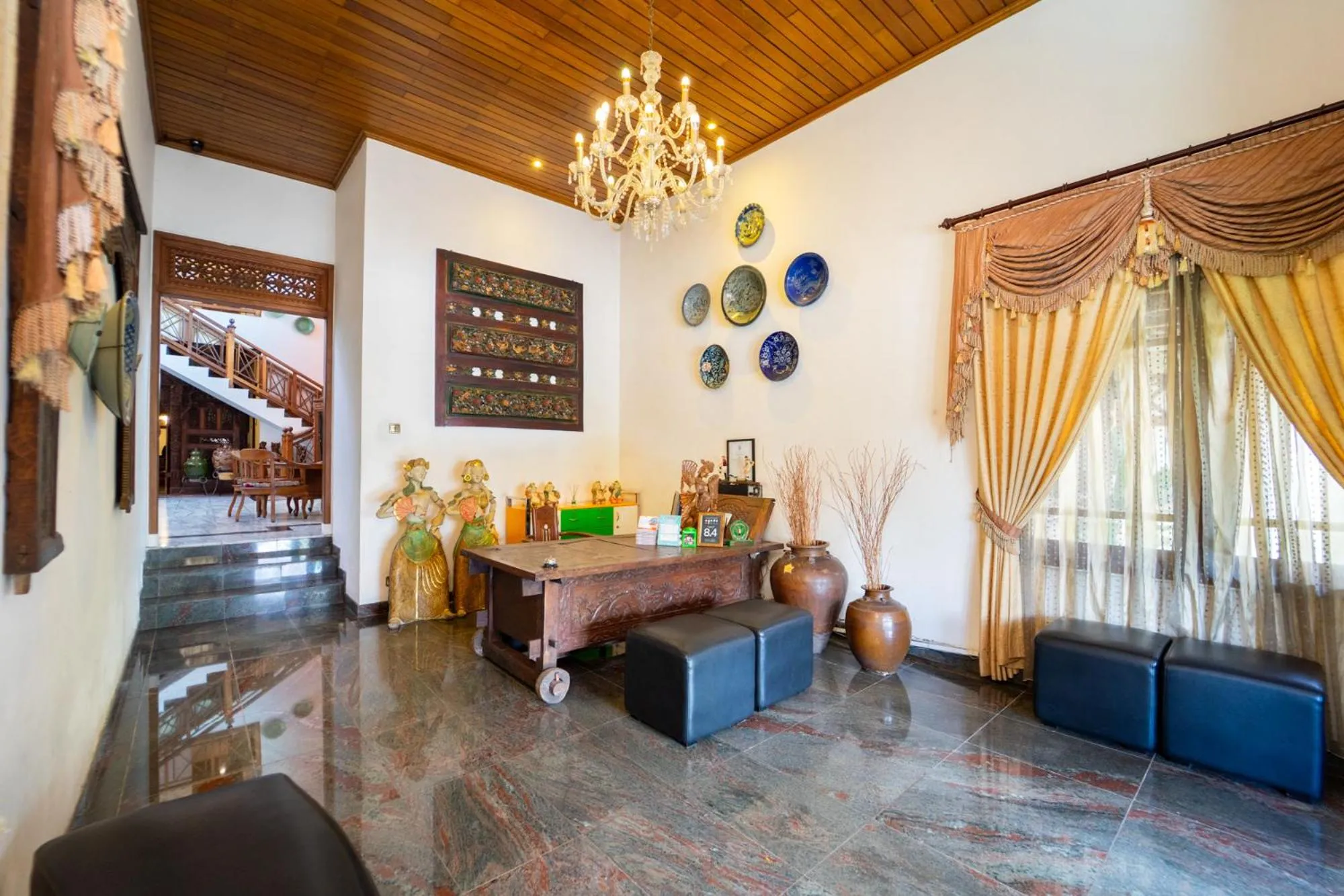 Lobby or reception in D Ajenk Boutique Guesthouse