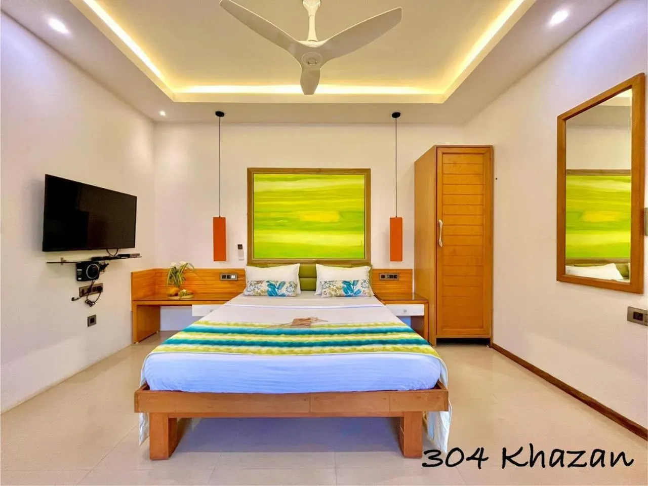 Bedroom, Bed in Beach Paradise Miramar Goa
