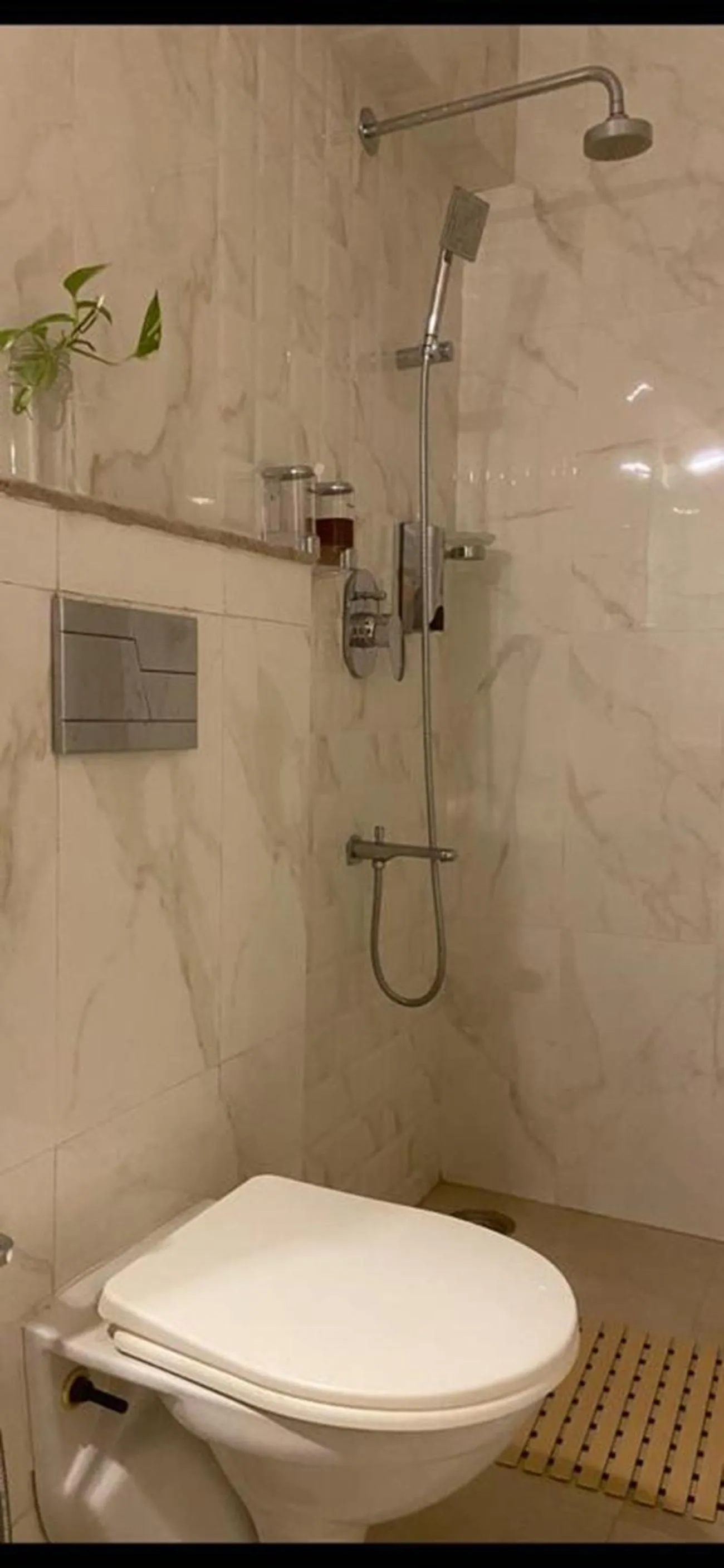 Shower in Beach Paradise Miramar Goa
