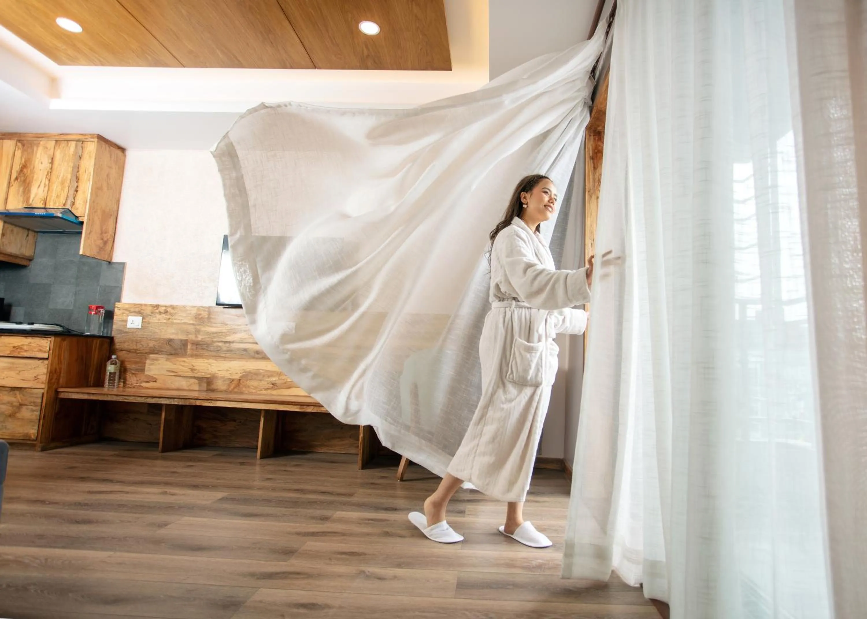 People, Bed in HOTEL BHRIKUTI TARA